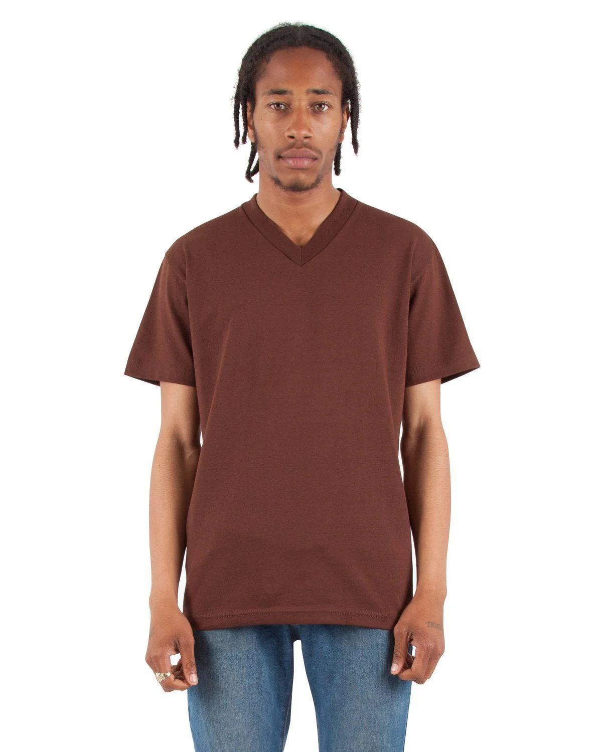 6.2oz V-Neck Short Sleeve - Image 10