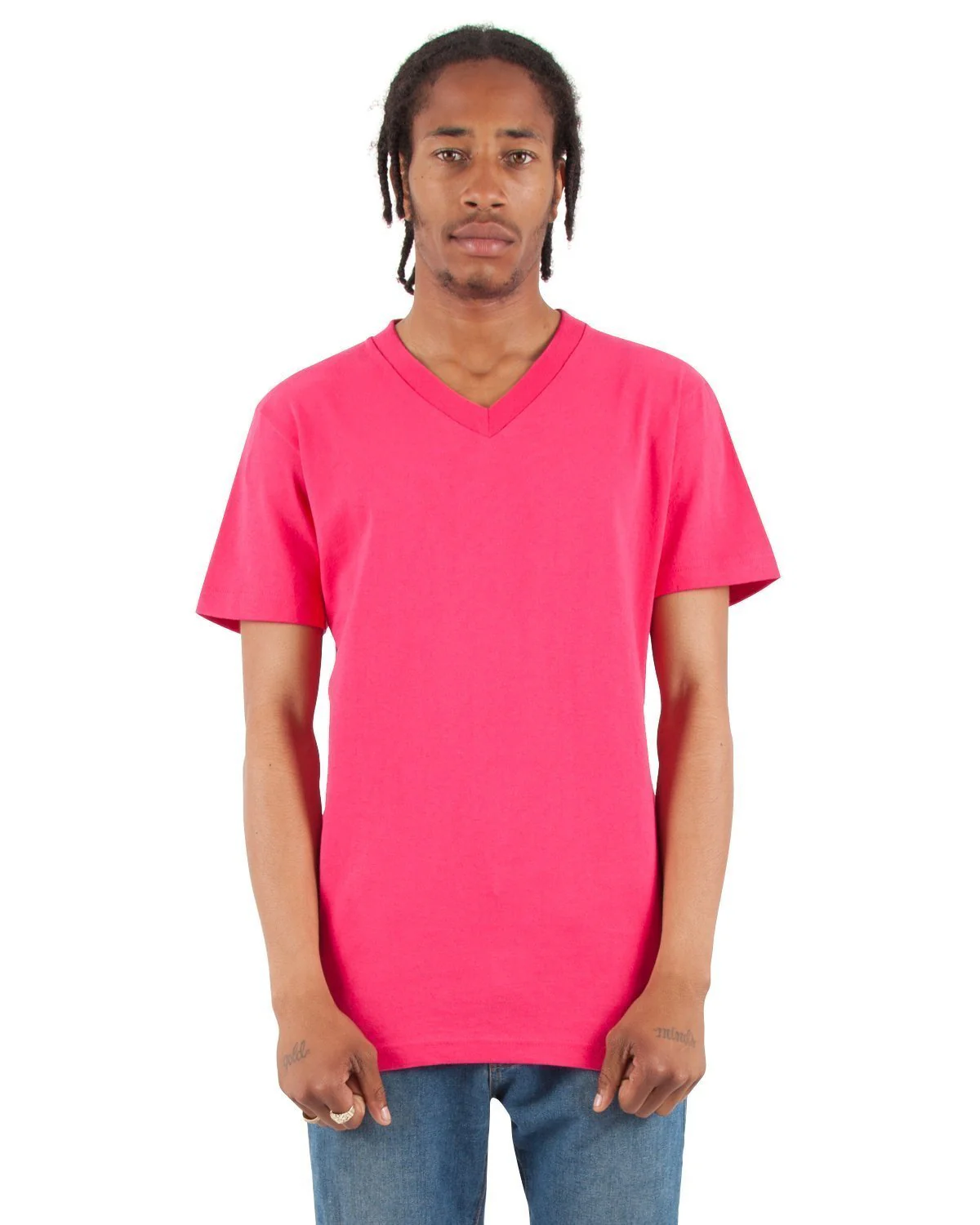 6.2oz V-Neck Short Sleeve - Image 16