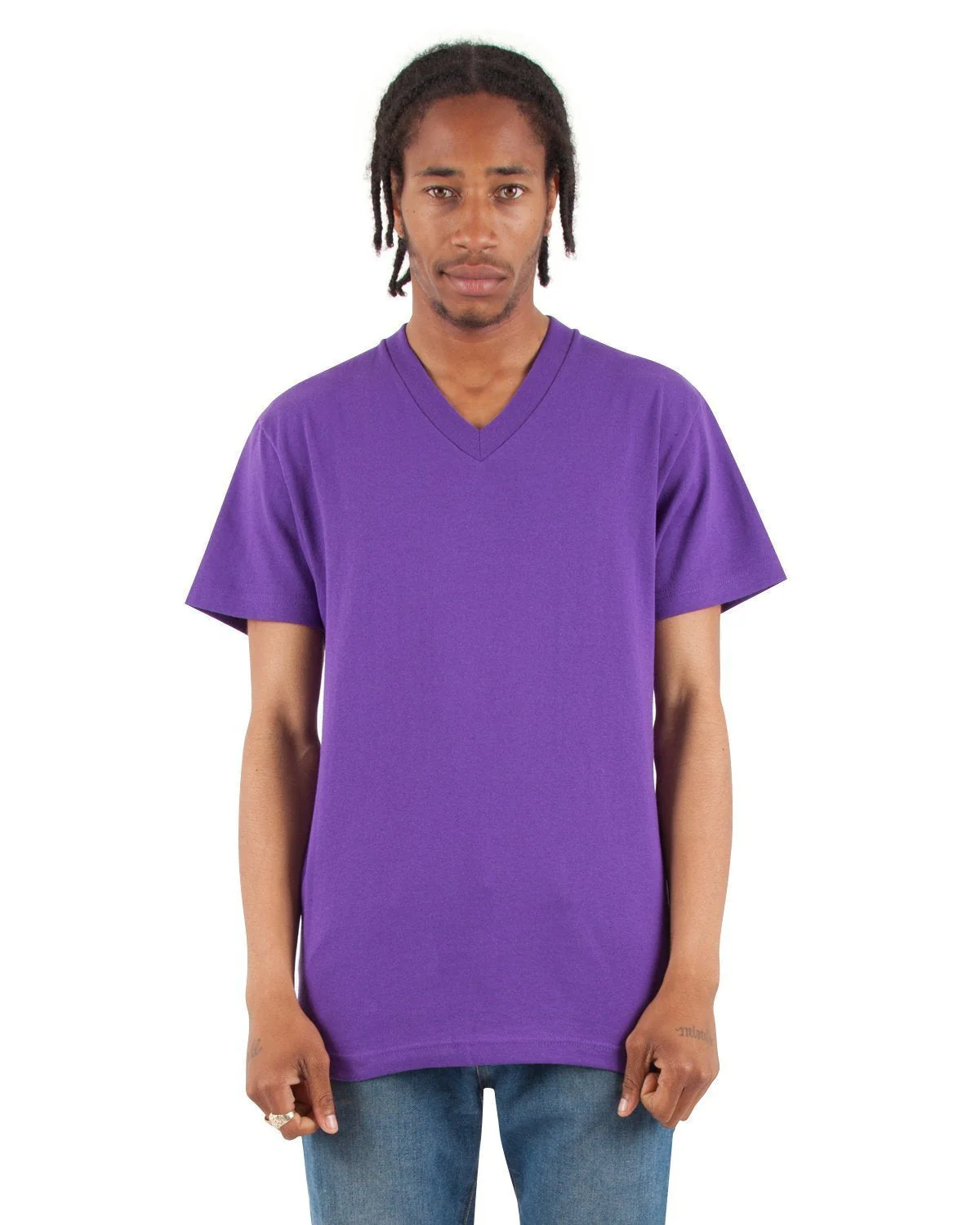 6.2oz V-Neck Short Sleeve - Image 19