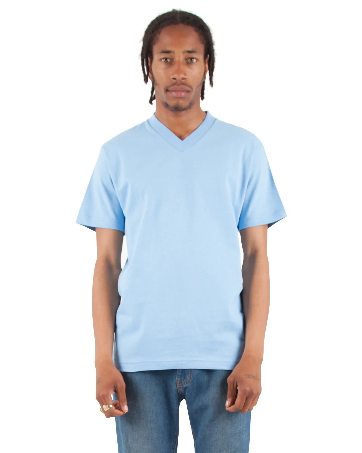 6.2oz V-Neck Short Sleeve - Image 22