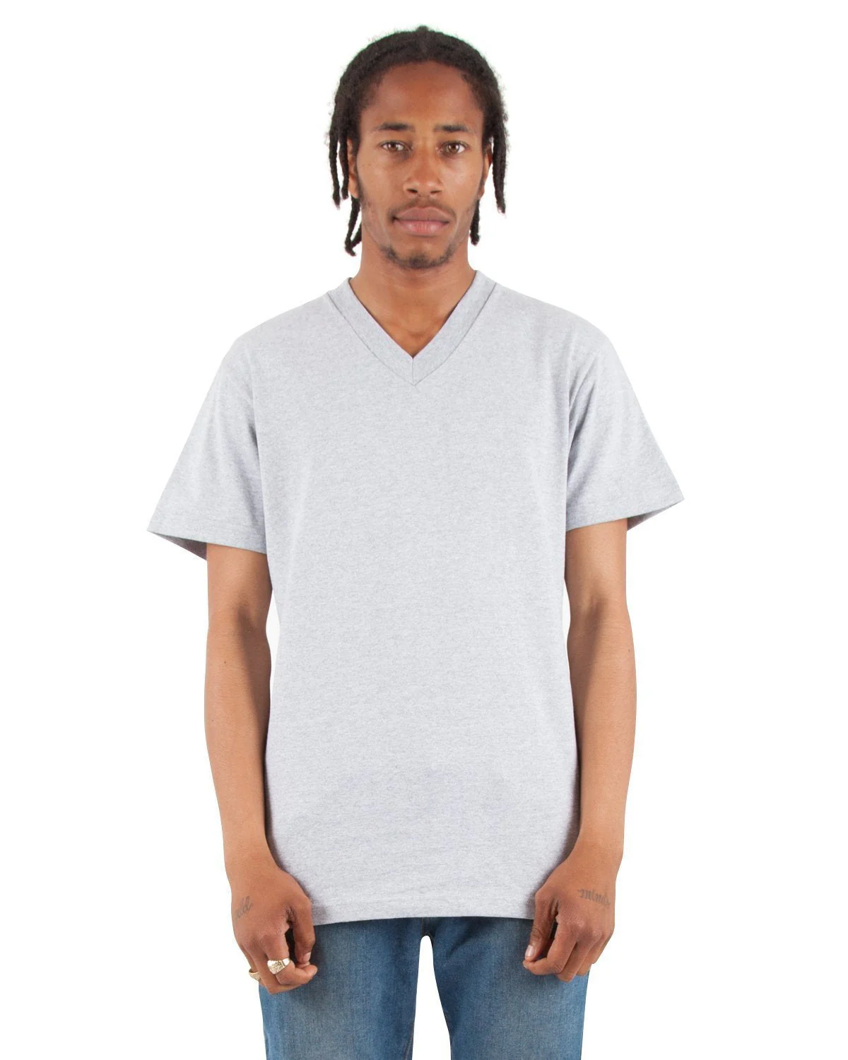 6.2oz V-Neck Short Sleeve - Image 25