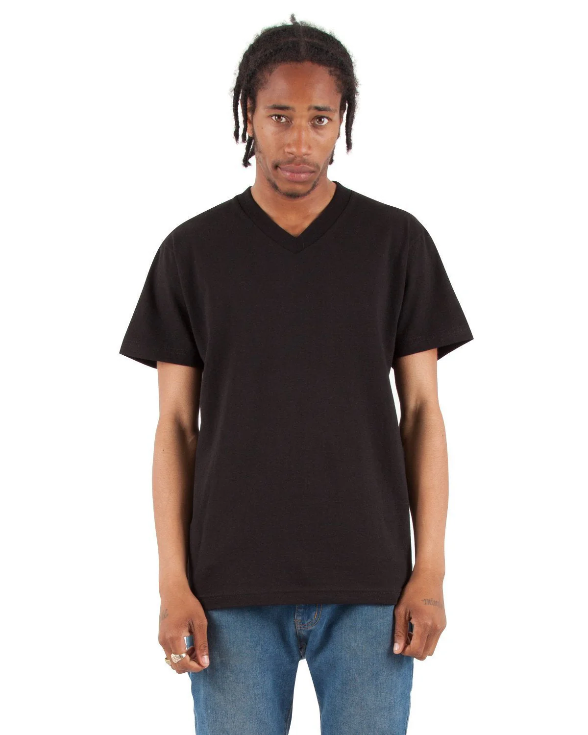 6.2oz V-Neck Short Sleeve - Image 31