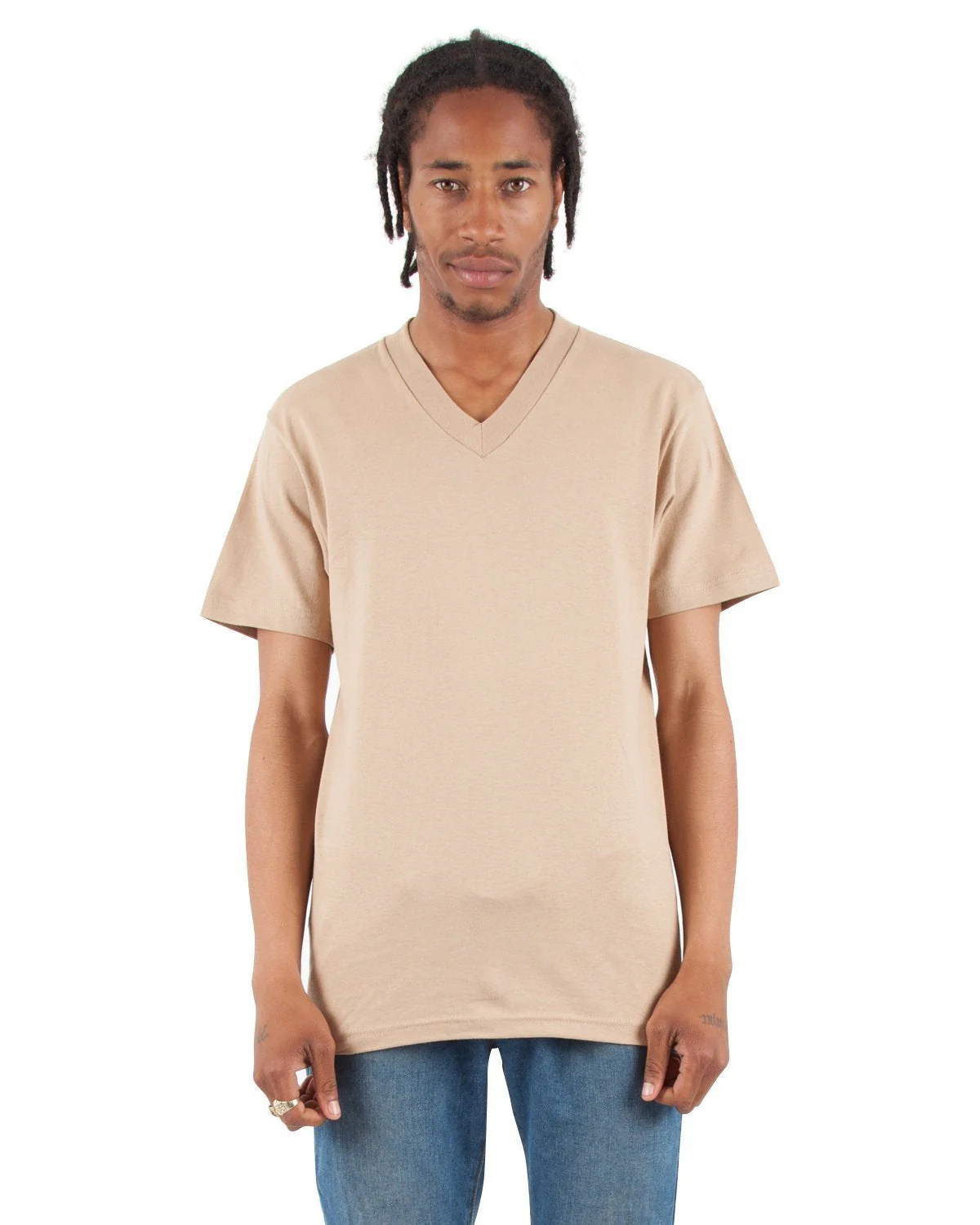 6.2oz V-Neck Short Sleeve - Image 34