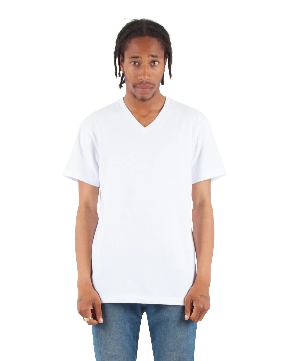 6.2oz V-Neck Short Sleeve - Image 37