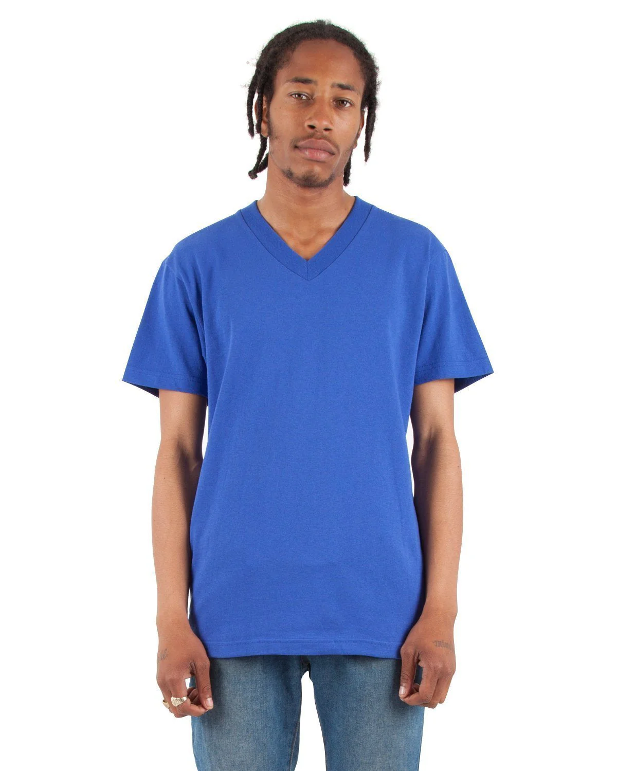6.2oz V-Neck Short Sleeve - Image 40