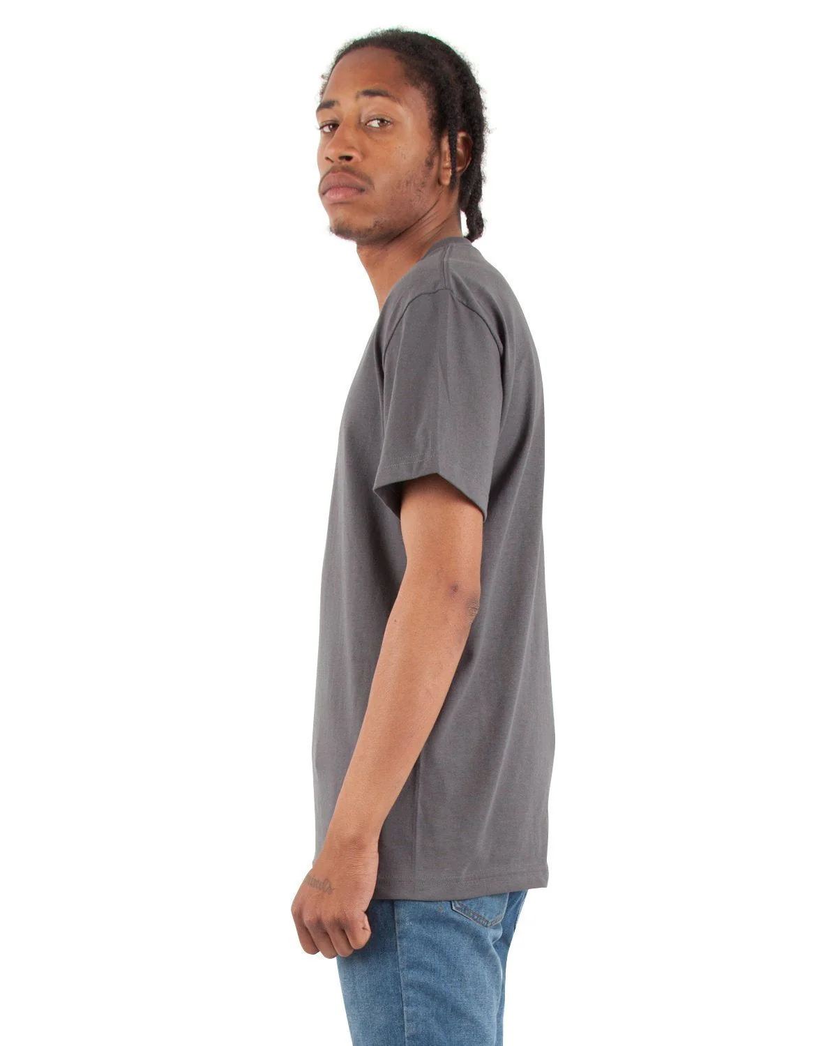 6.2oz V-Neck Short Sleeve - Image 45