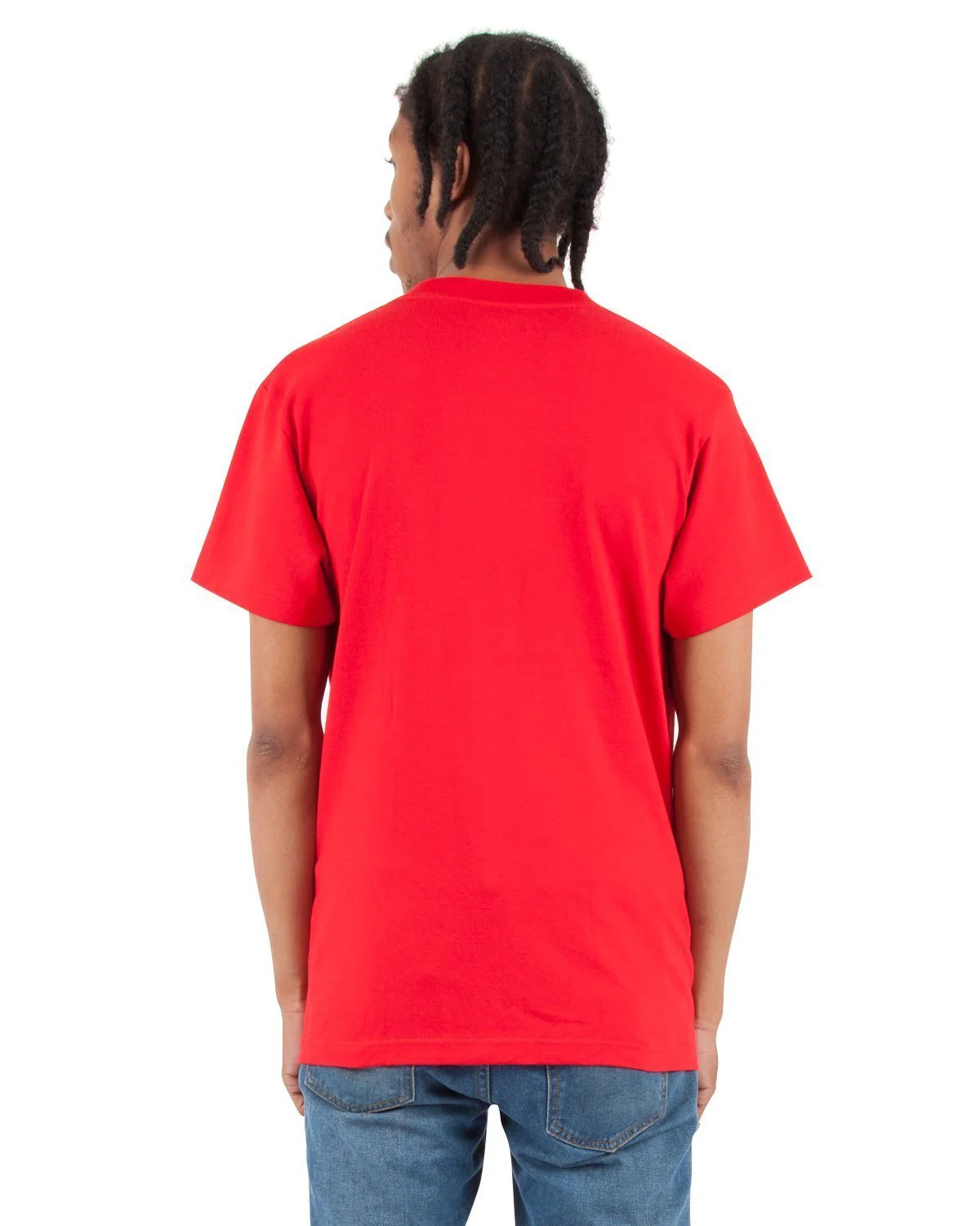 6.2oz V-Neck Short Sleeve - Image 5