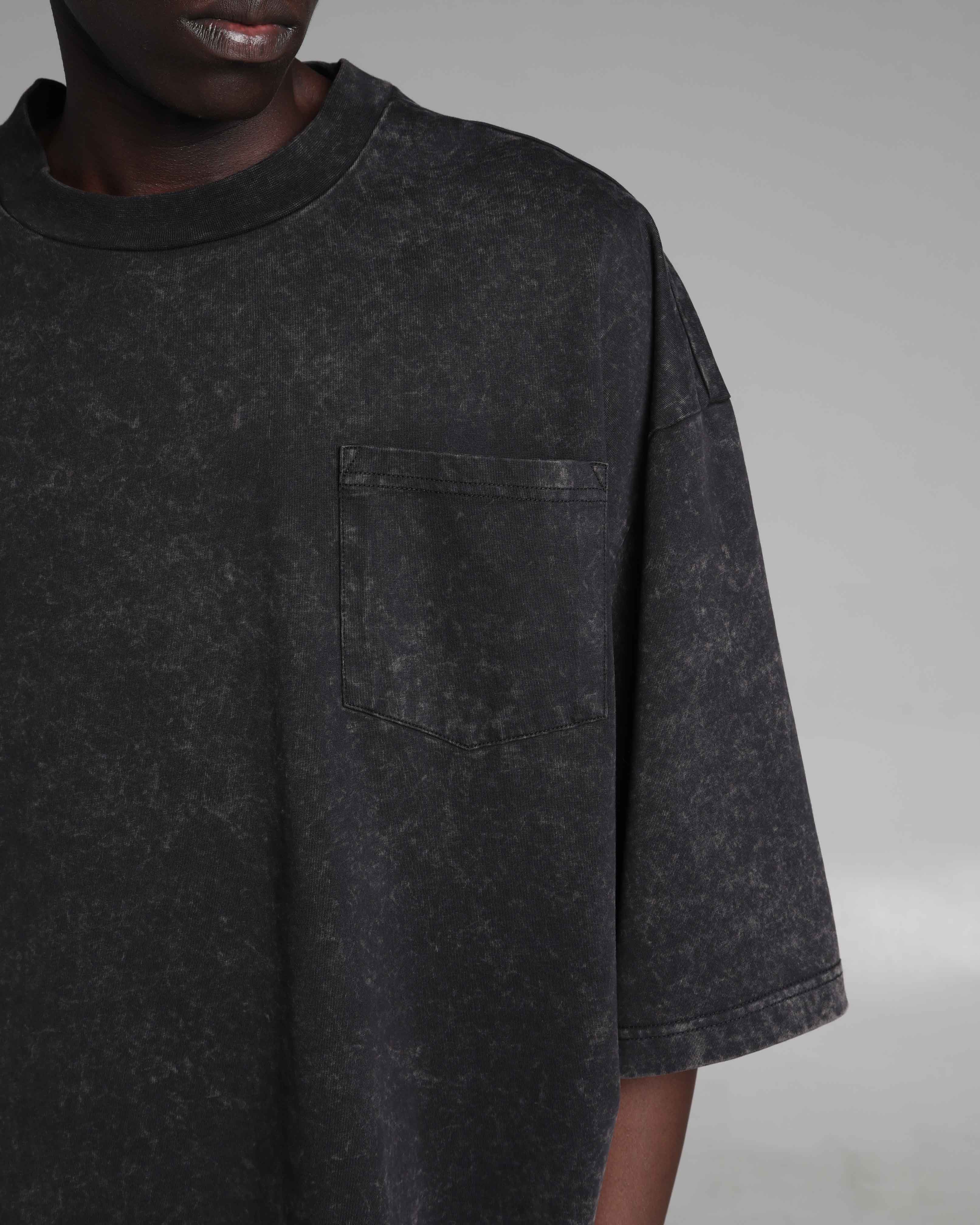 7.5oz Acid Wash Pocket Tee Short Sleeve - Image 6
