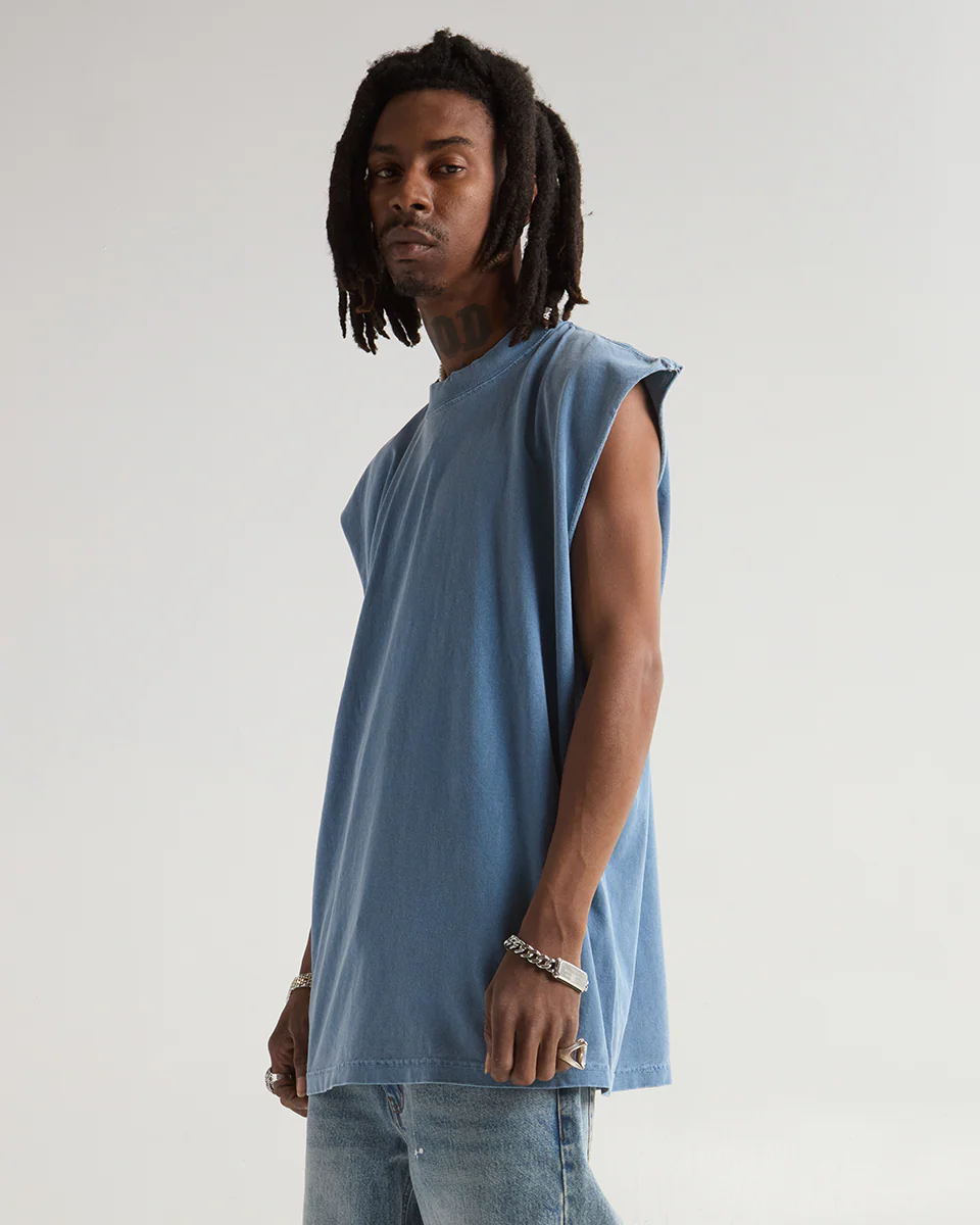 7.5oz Garment Dye Muscle Tee - Image 8