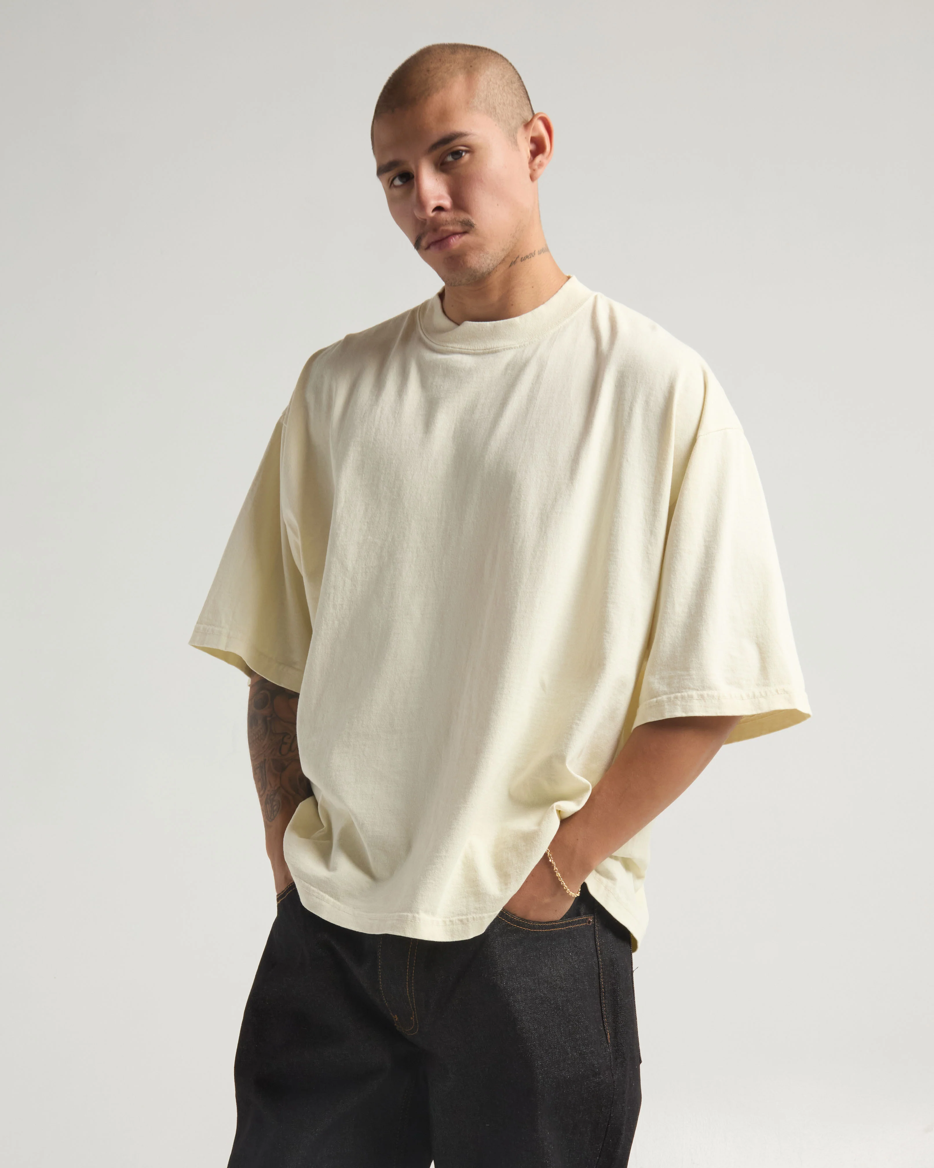 7.5oz Max Heavyweight Garment Dye Drop Shoulder - Image 9