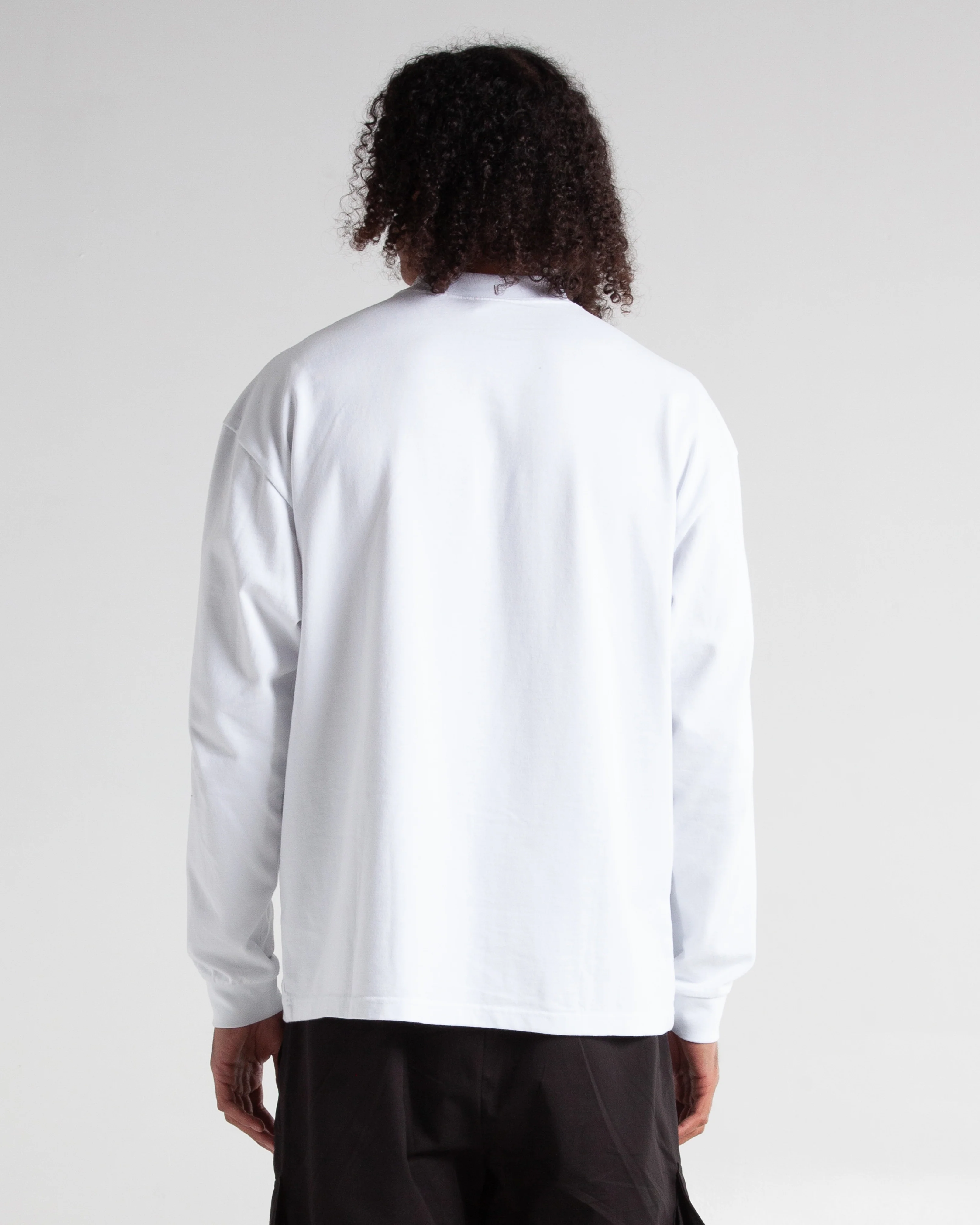 9.0oz Garment Dye Long Sleeve Designer Tee - Image 2