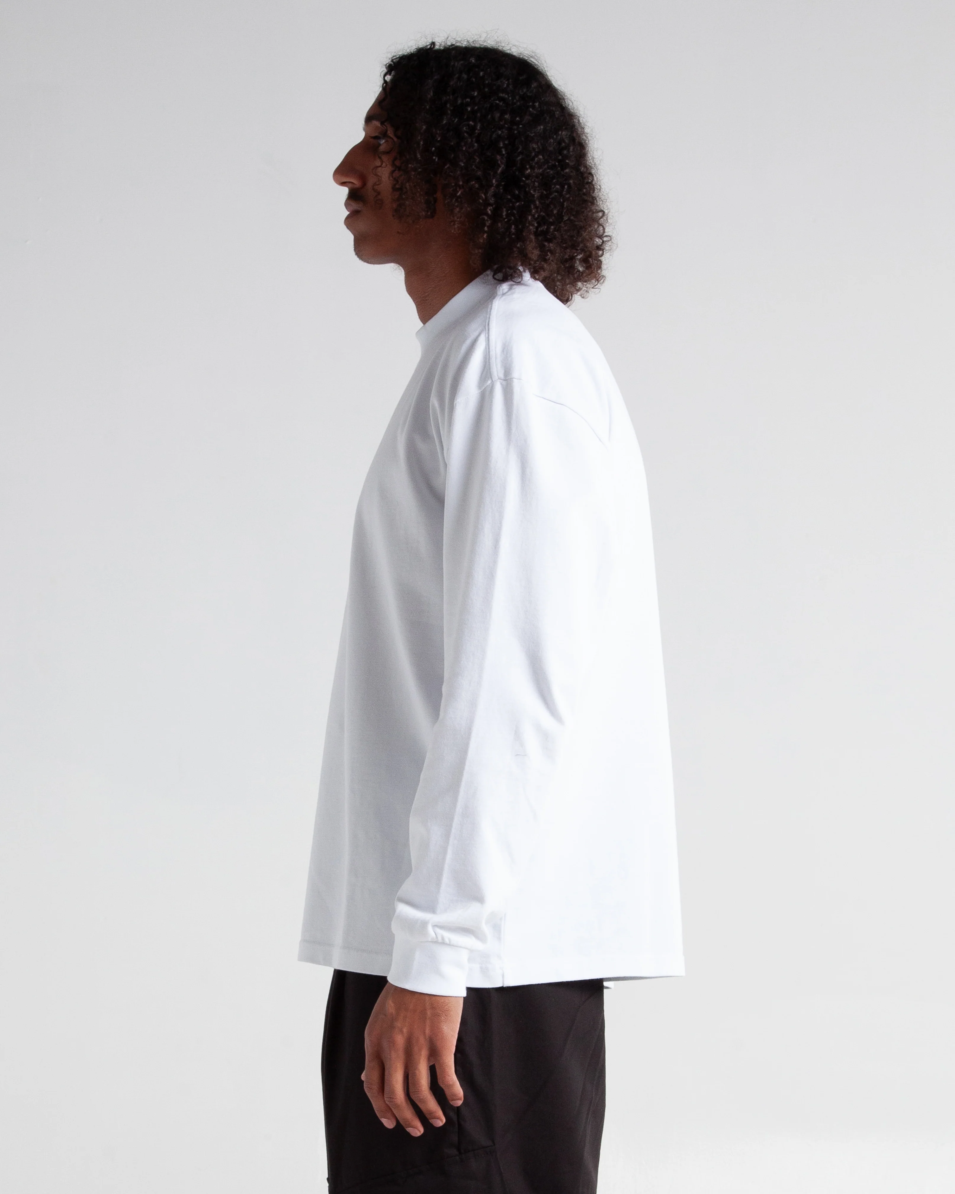 9.0oz Garment Dye Long Sleeve Designer Tee - Image 3