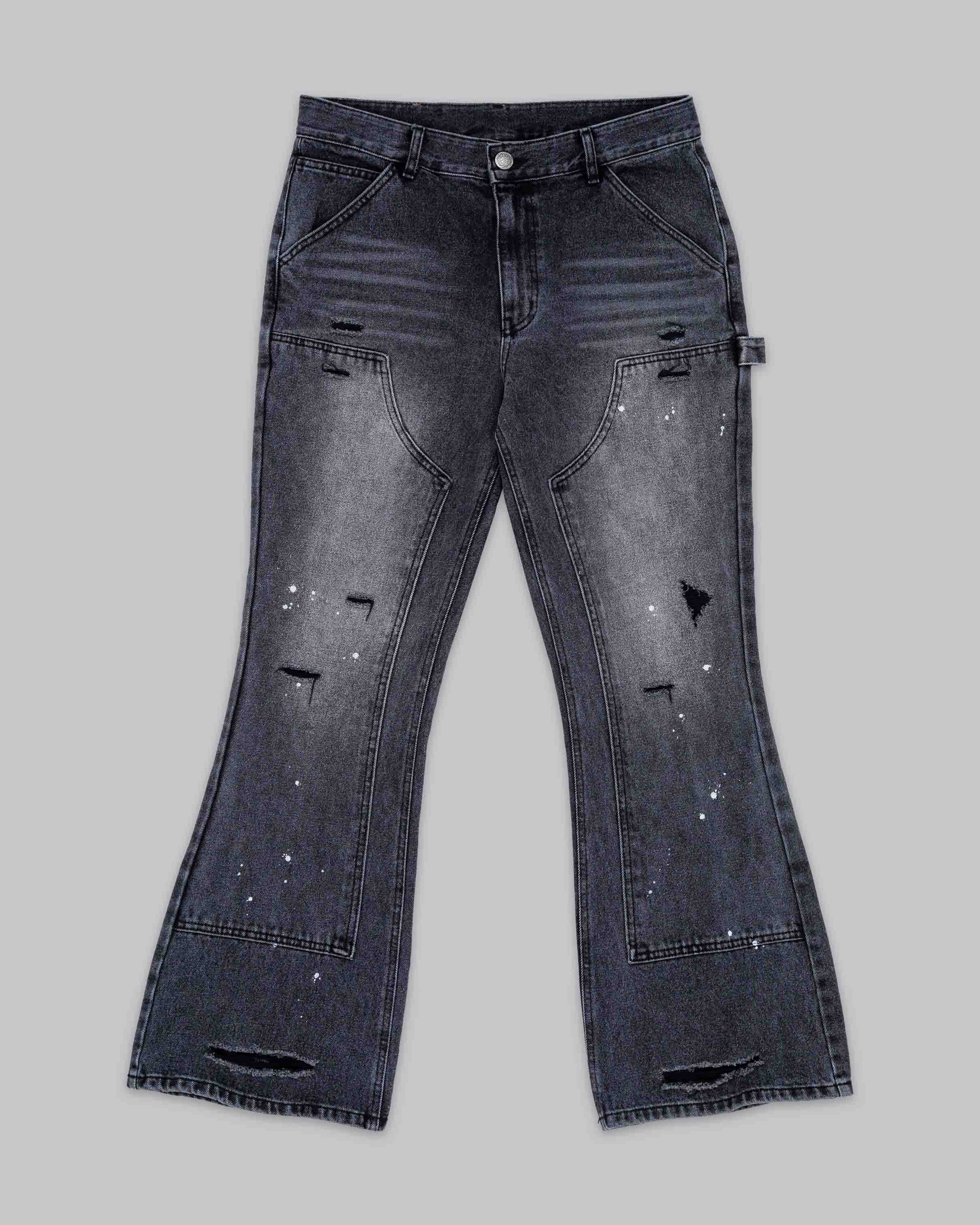 Double Knee Flared Denim - Image 13