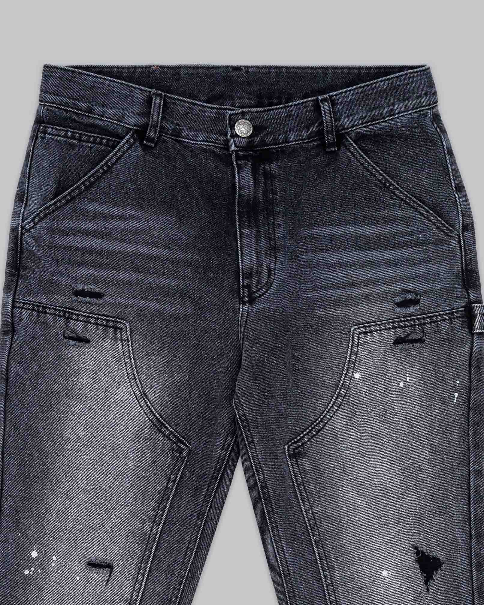 Double Knee Flared Denim - Image 14