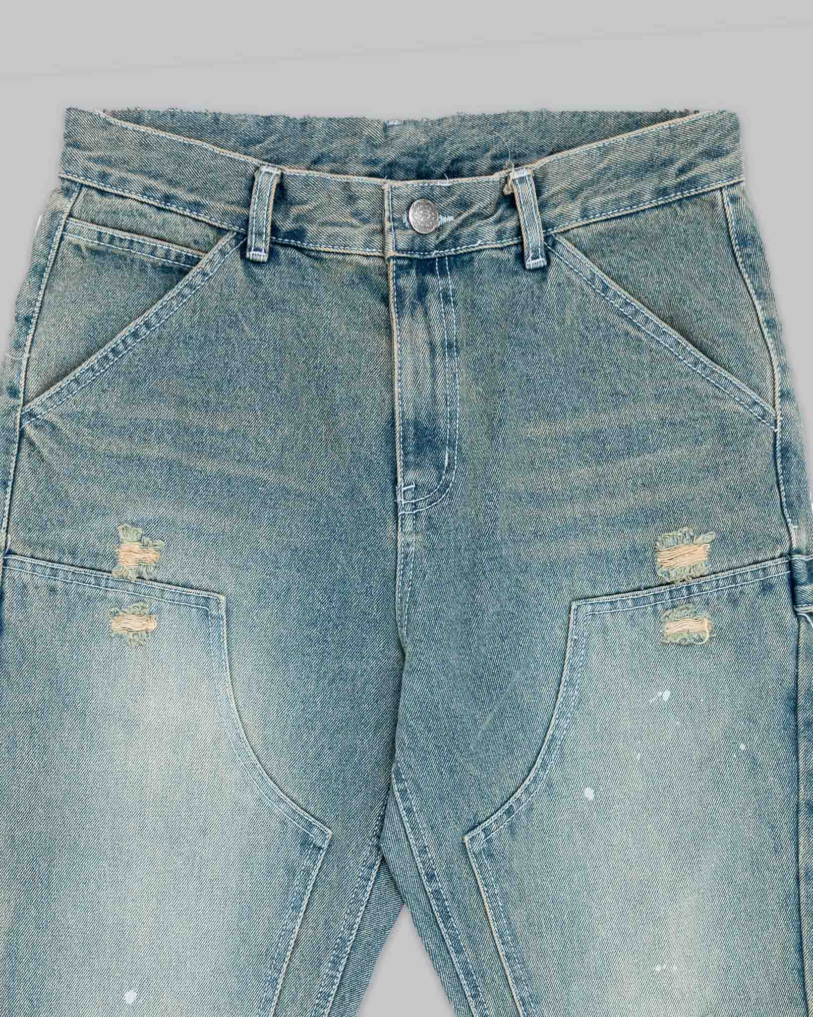 Double Knee Flared Denim - Image 20
