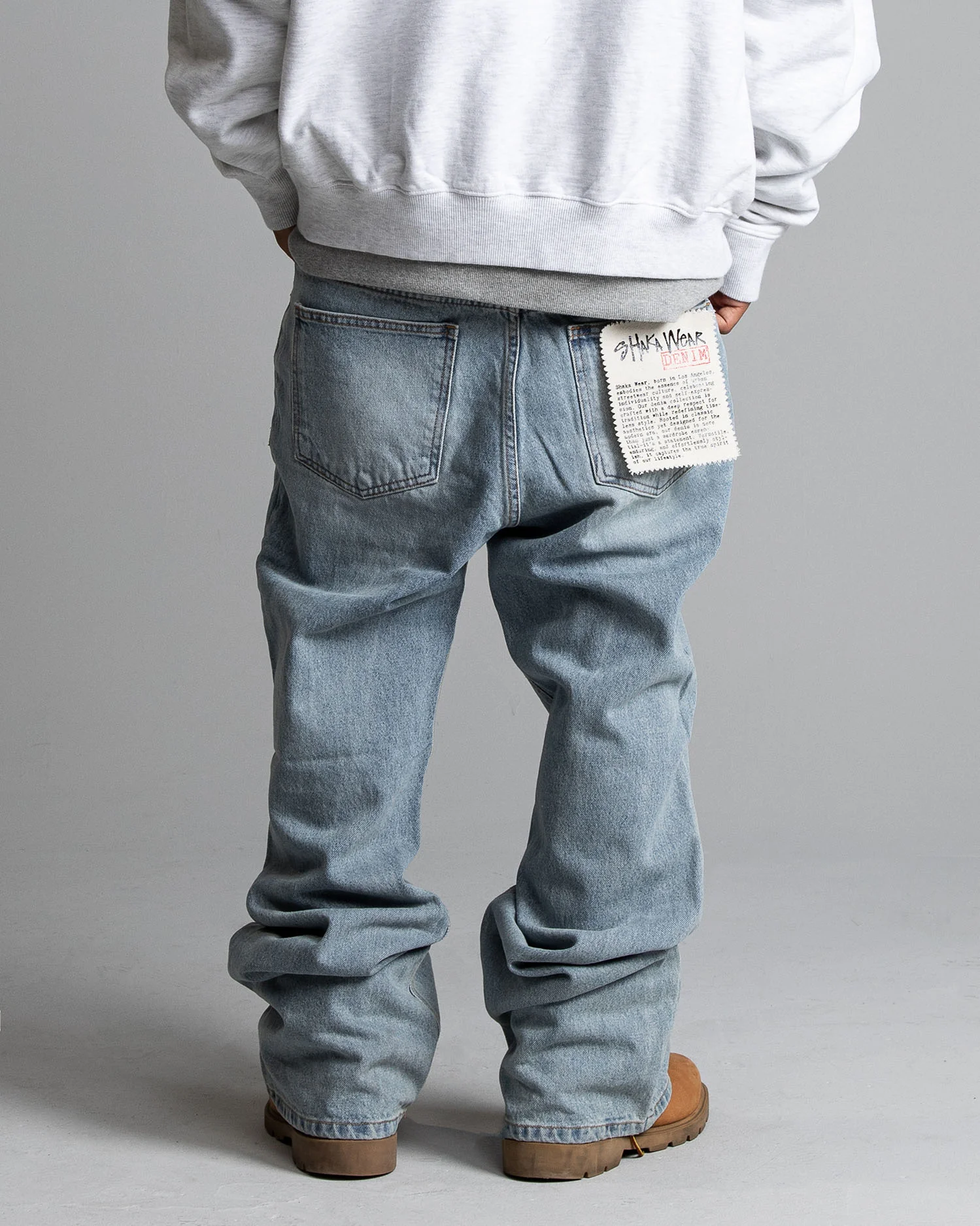 Boulevard Baggy Flared Denim - Image 3
