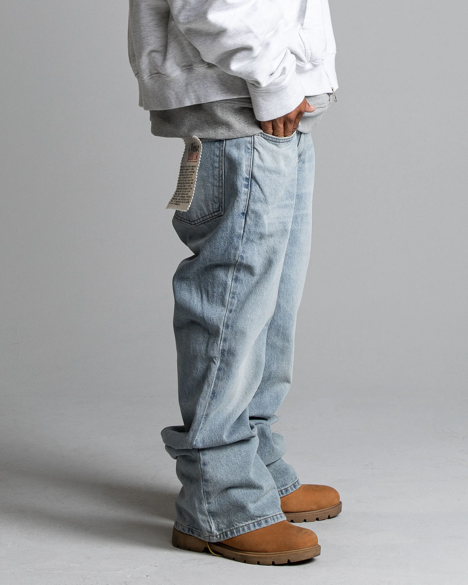 Boulevard Baggy Flared Denim - Image 4
