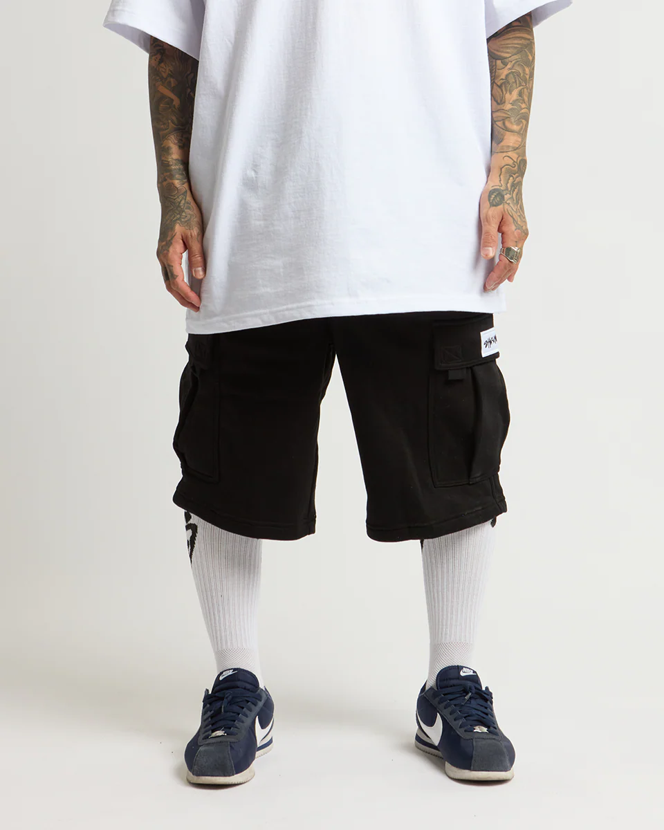 Fleece Cargo Shorts - Image 13