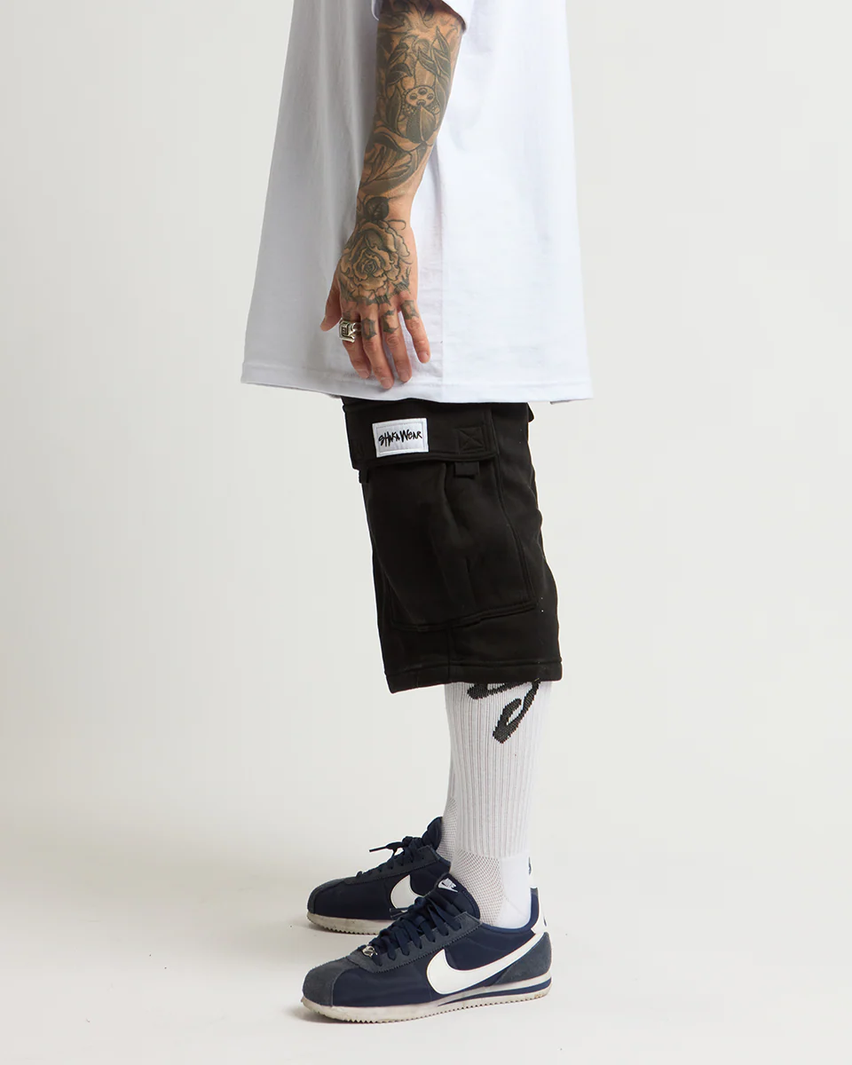 Fleece Cargo Shorts - Image 15