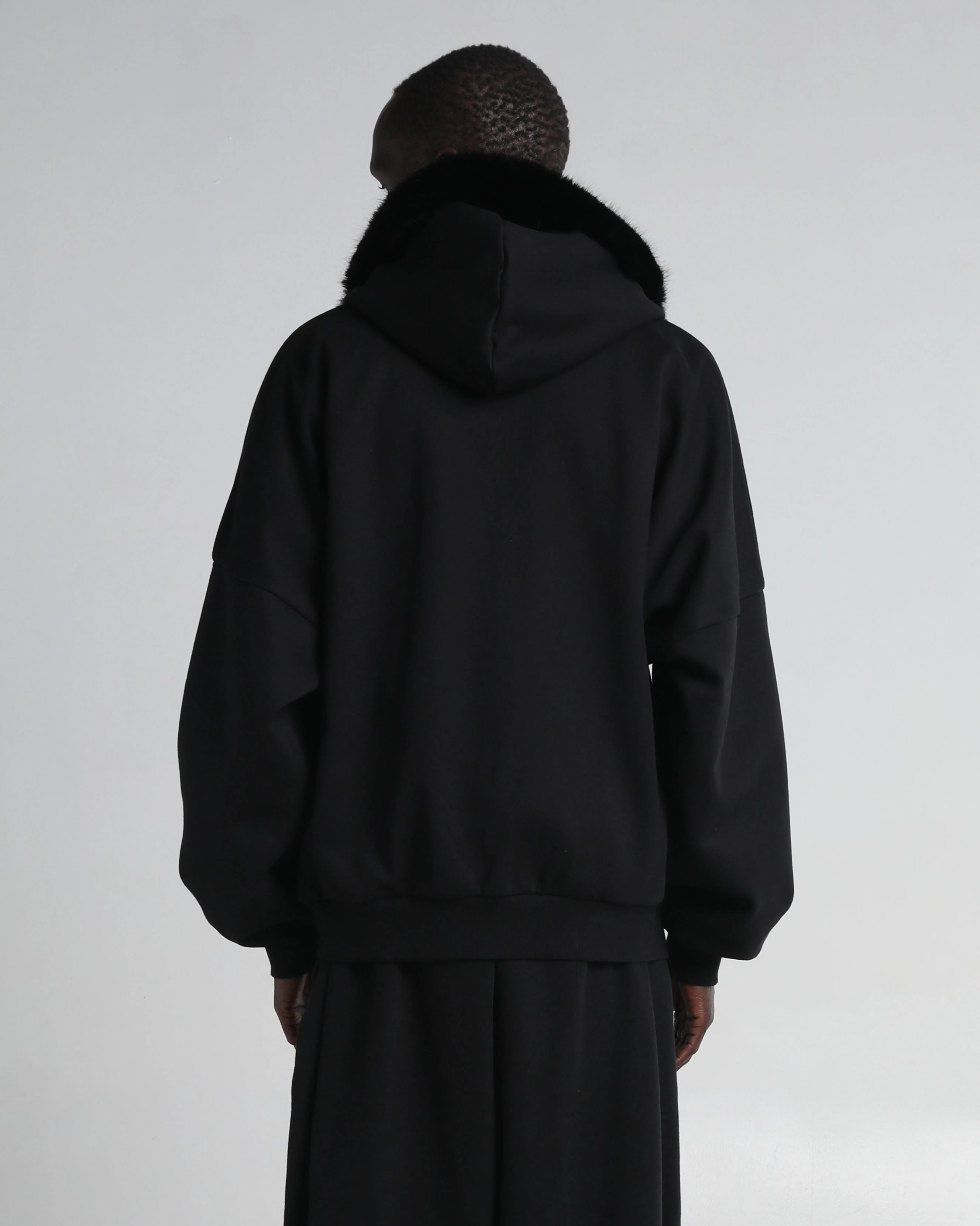 Fur Hooded Fleece Zip-Up - Image 12