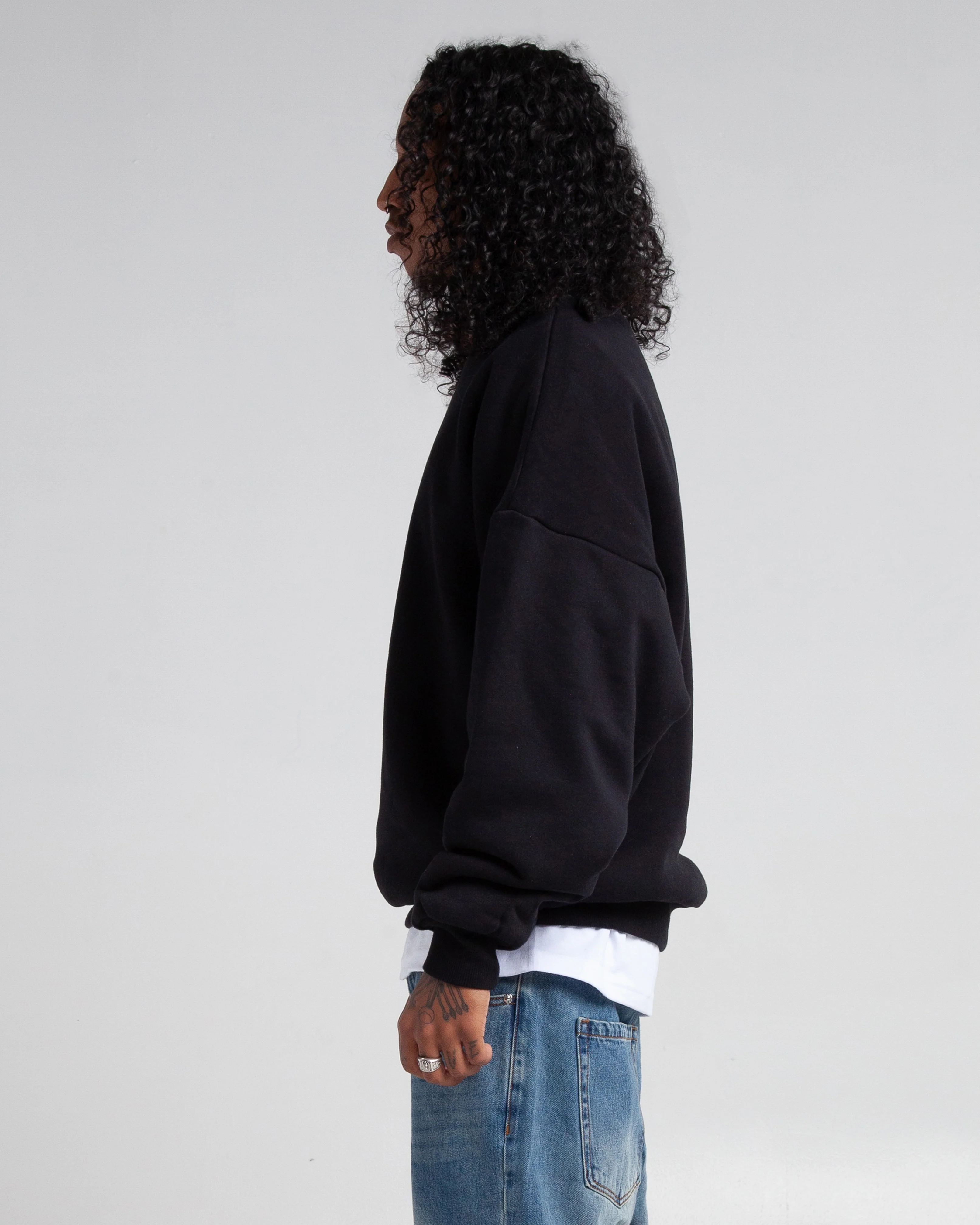 Garment Dye Double Layer Reversible Crewneck - Image 12