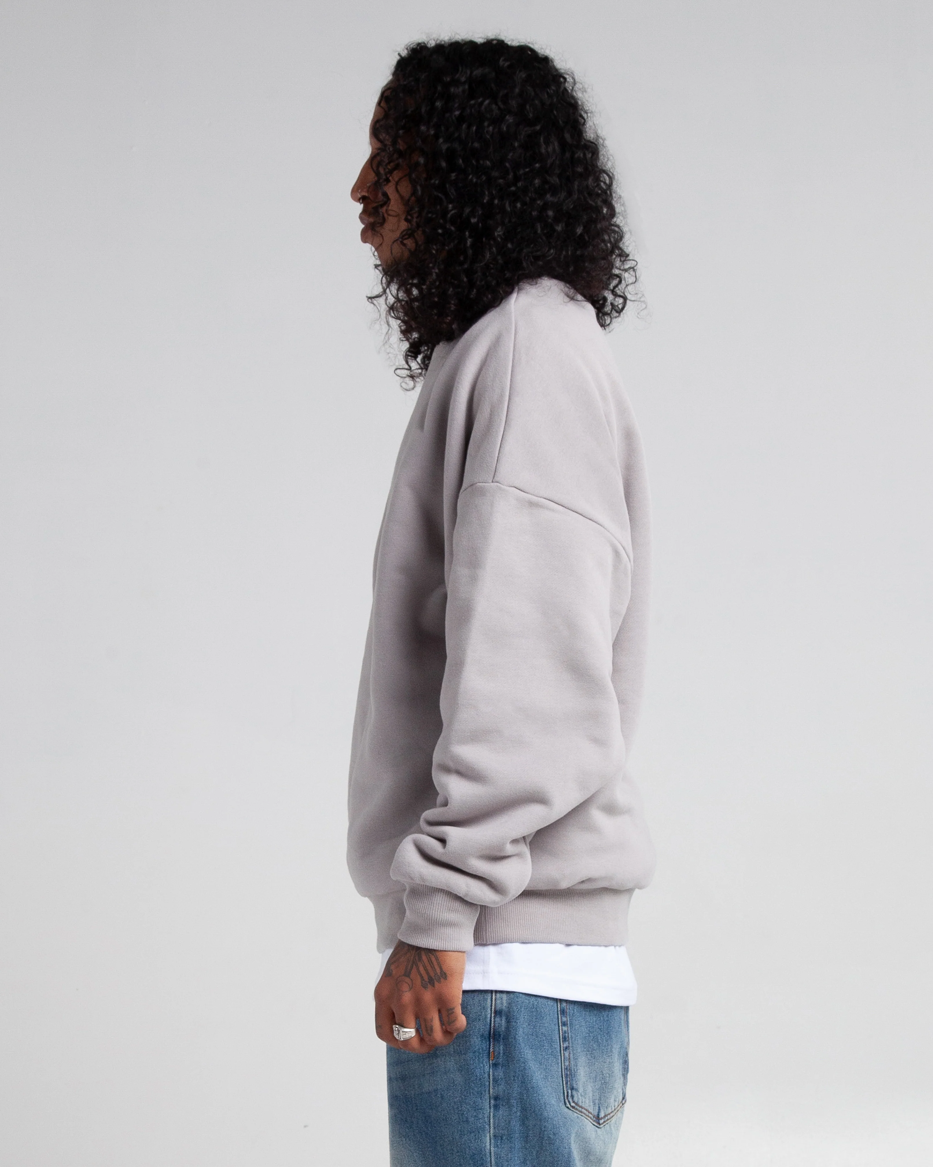 Garment Dye Double Layer Reversible Crewneck - Image 4