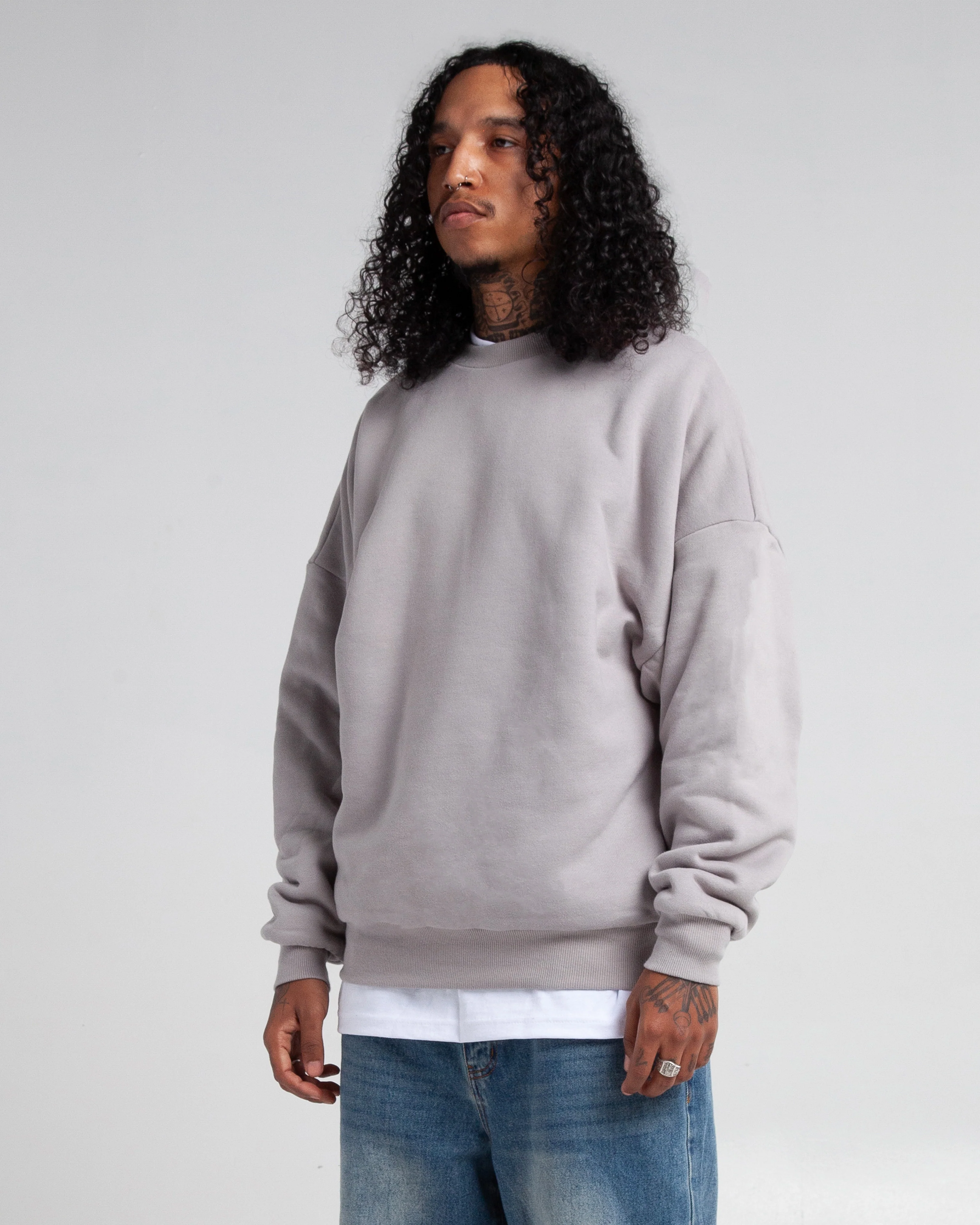 Garment Dye Double Layer Reversible Crewneck - Image 5