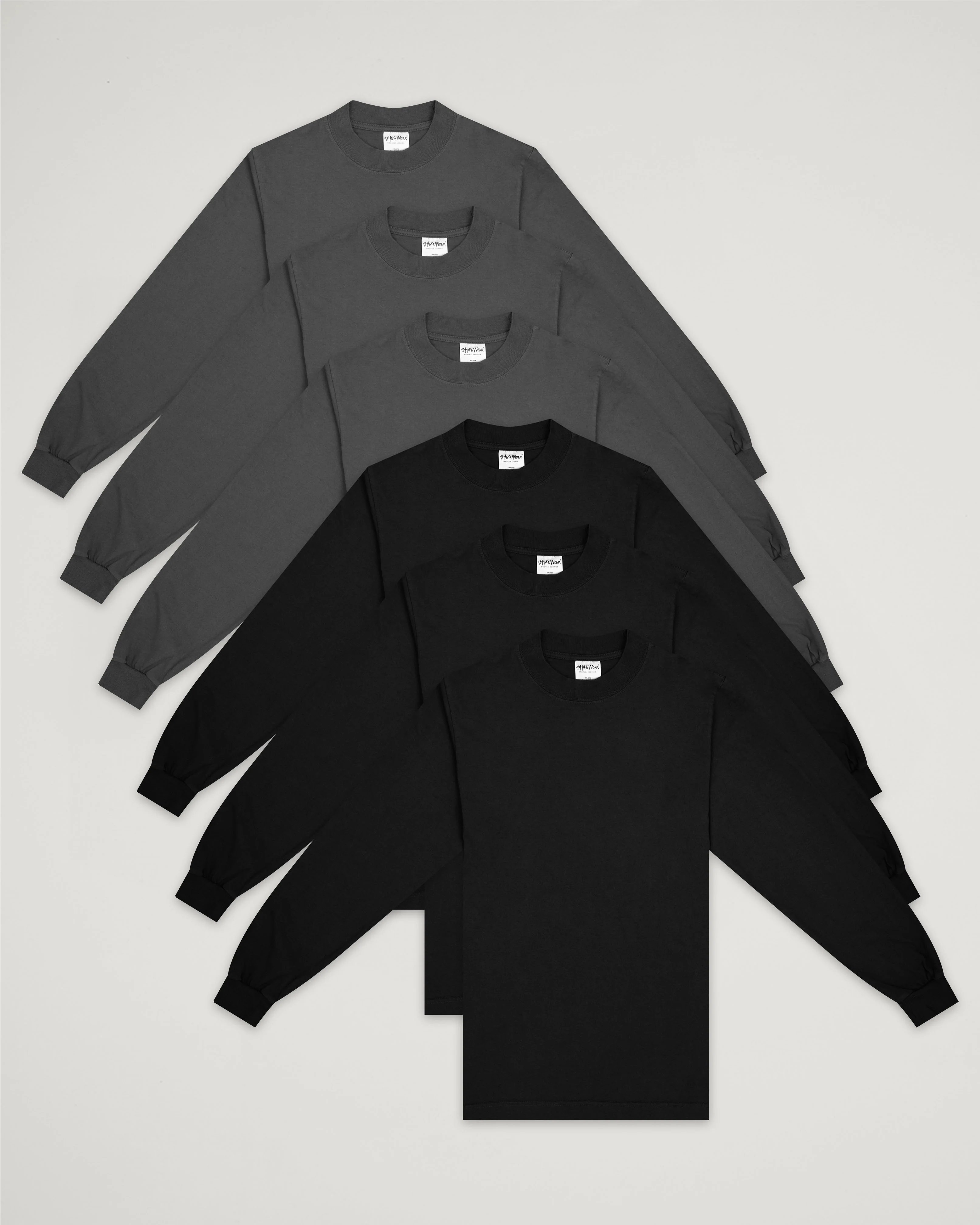 7.5 Max Heavyweight Garment Dye Long Sleeve 6-Pack Bundle - Image 6