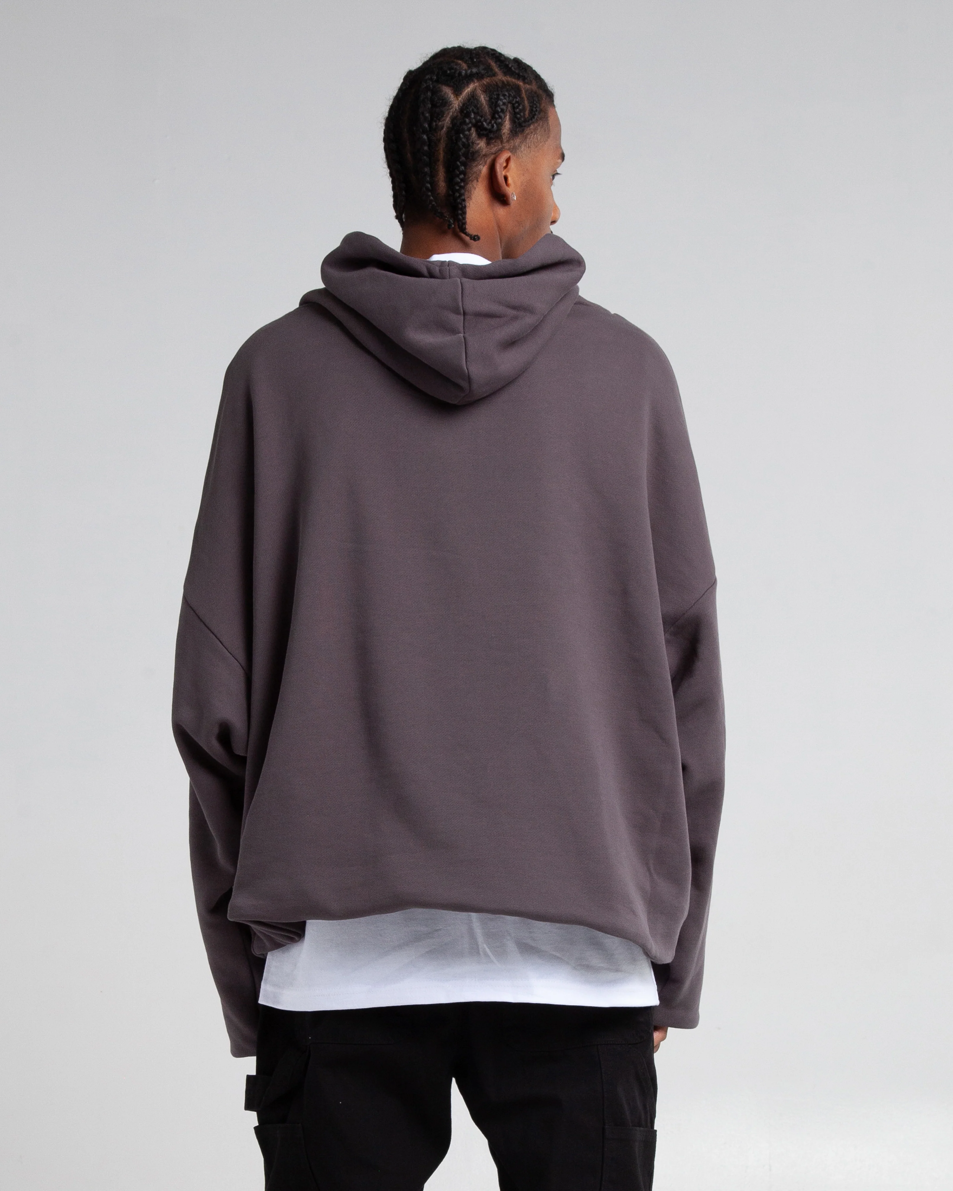 Garment Dye Poncho Hoodie - Image 11