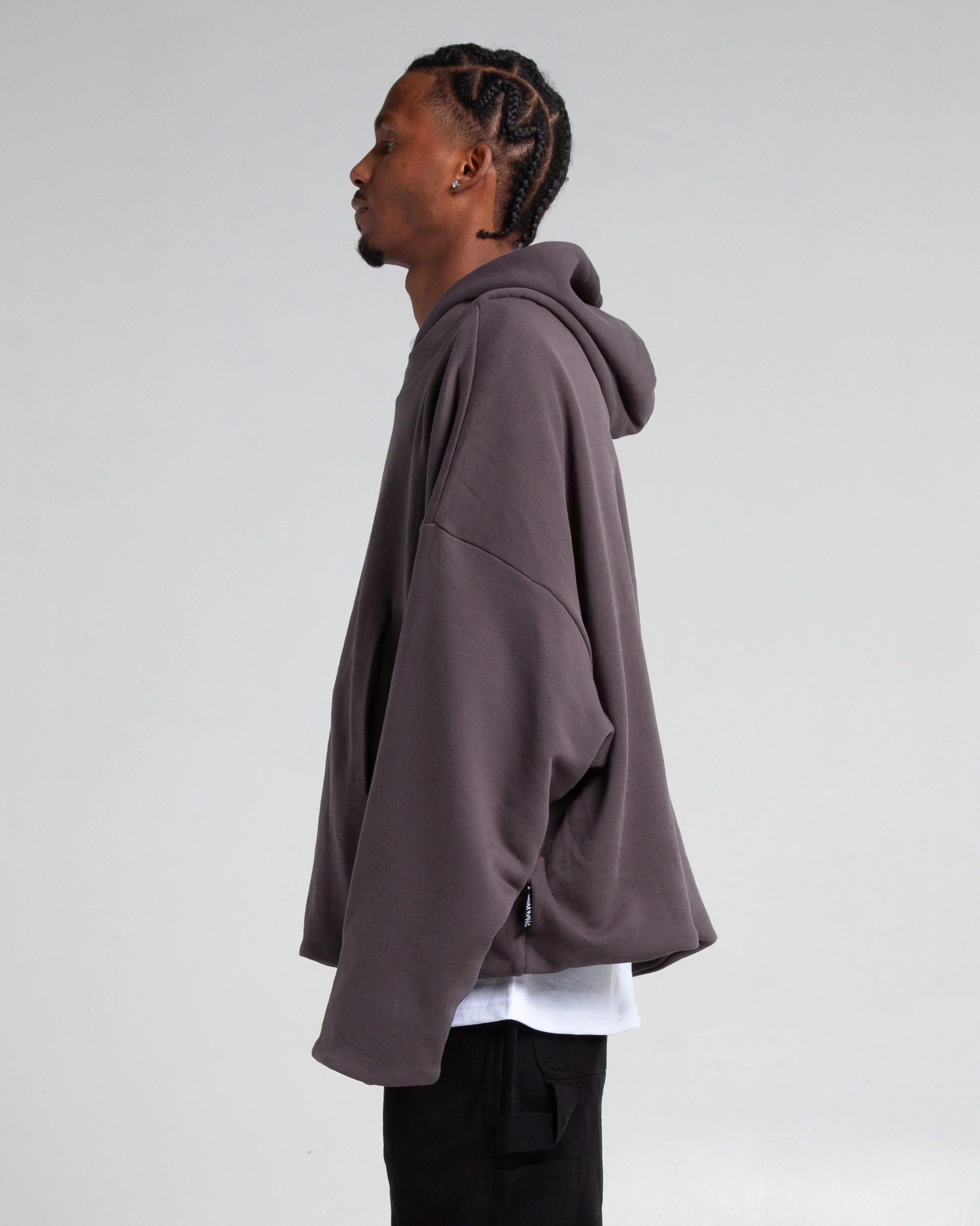 Garment Dye Poncho Hoodie - Image 12