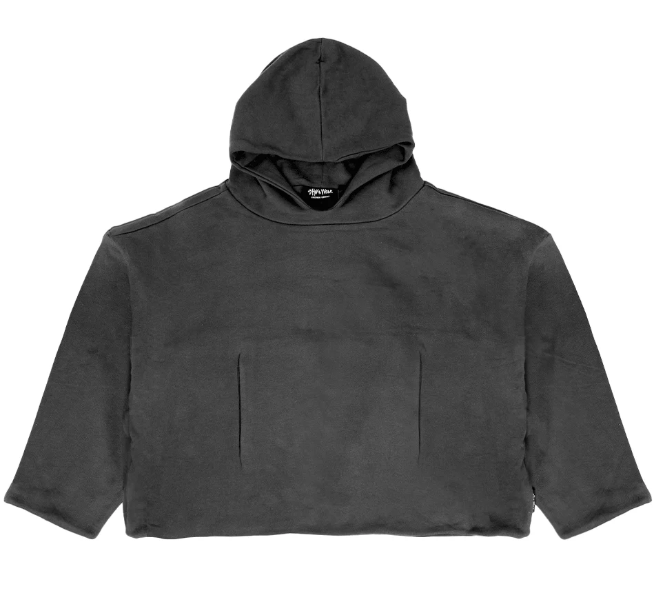 Garment Dye Poncho Hoodie - Image 16