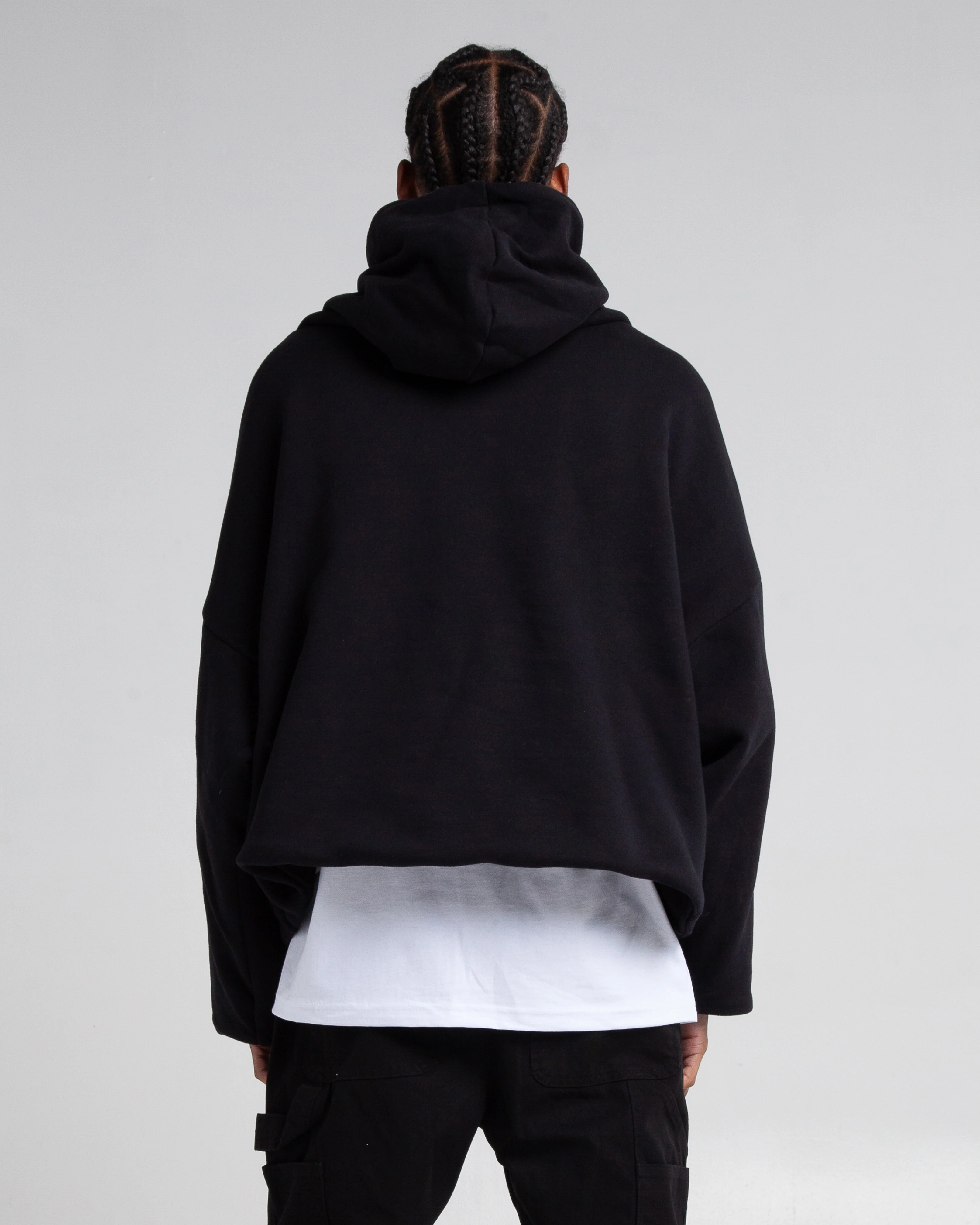 Garment Dye Poncho Hoodie - Image 3