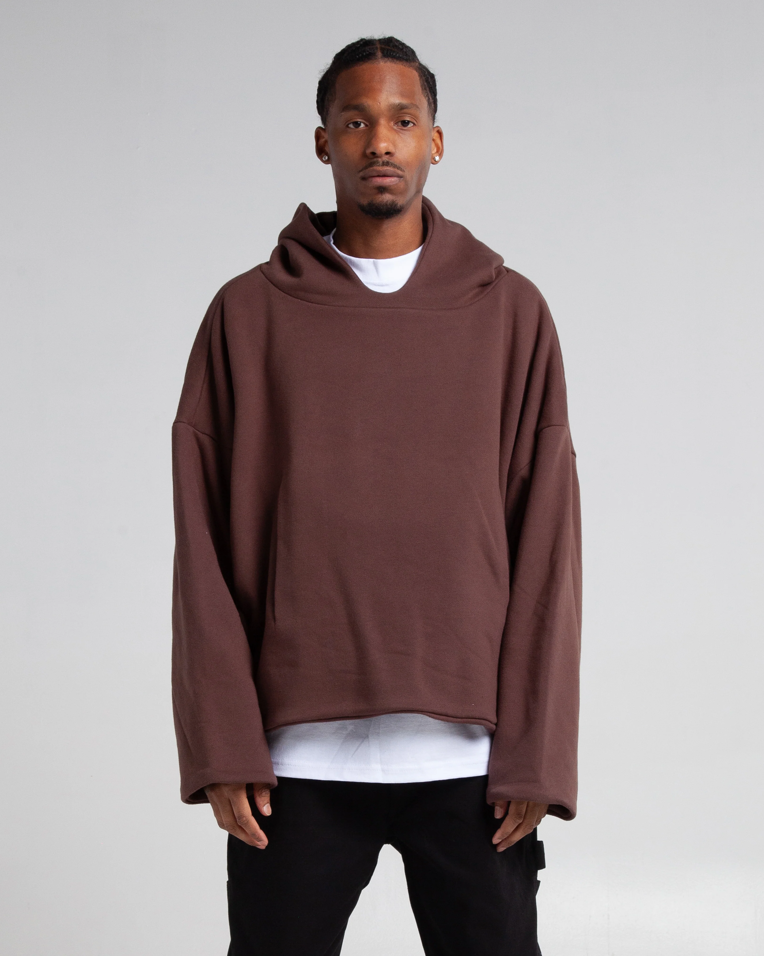 Garment Dye Poncho Hoodie - Image 6