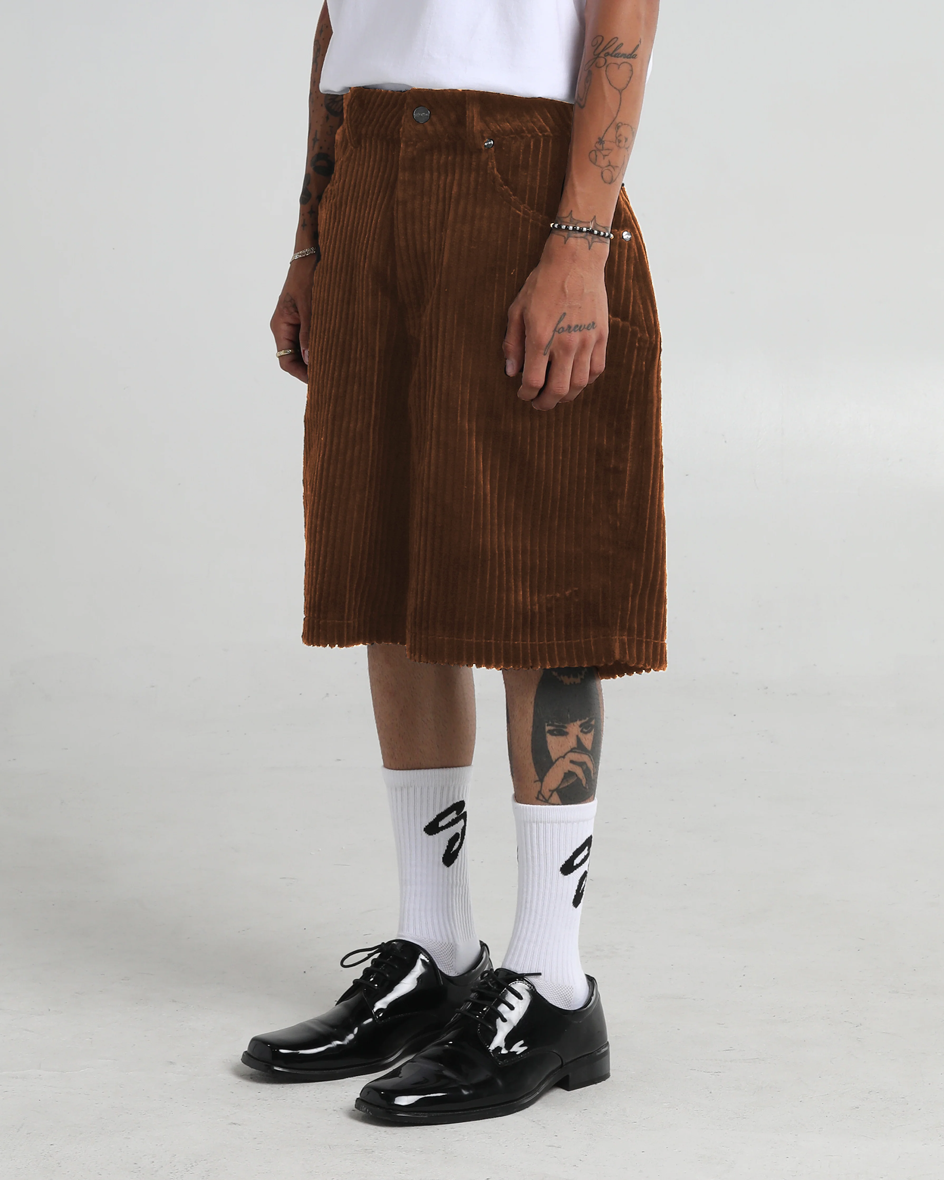 Heavy Rib Corduroy Shorts - Image 9