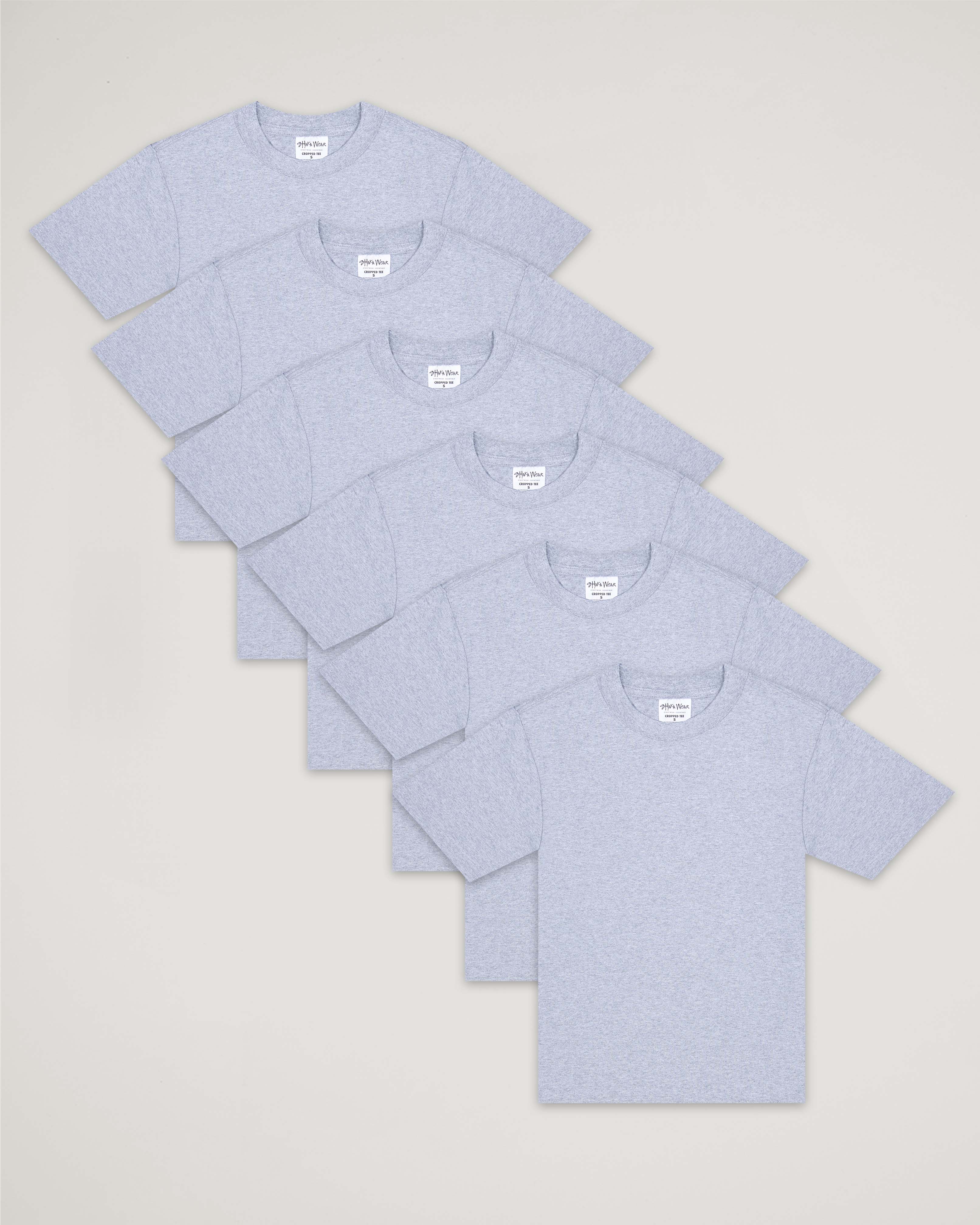 7.5oz Max Heavyweight Cropped Tee 6-Pack Bundle - Image 6