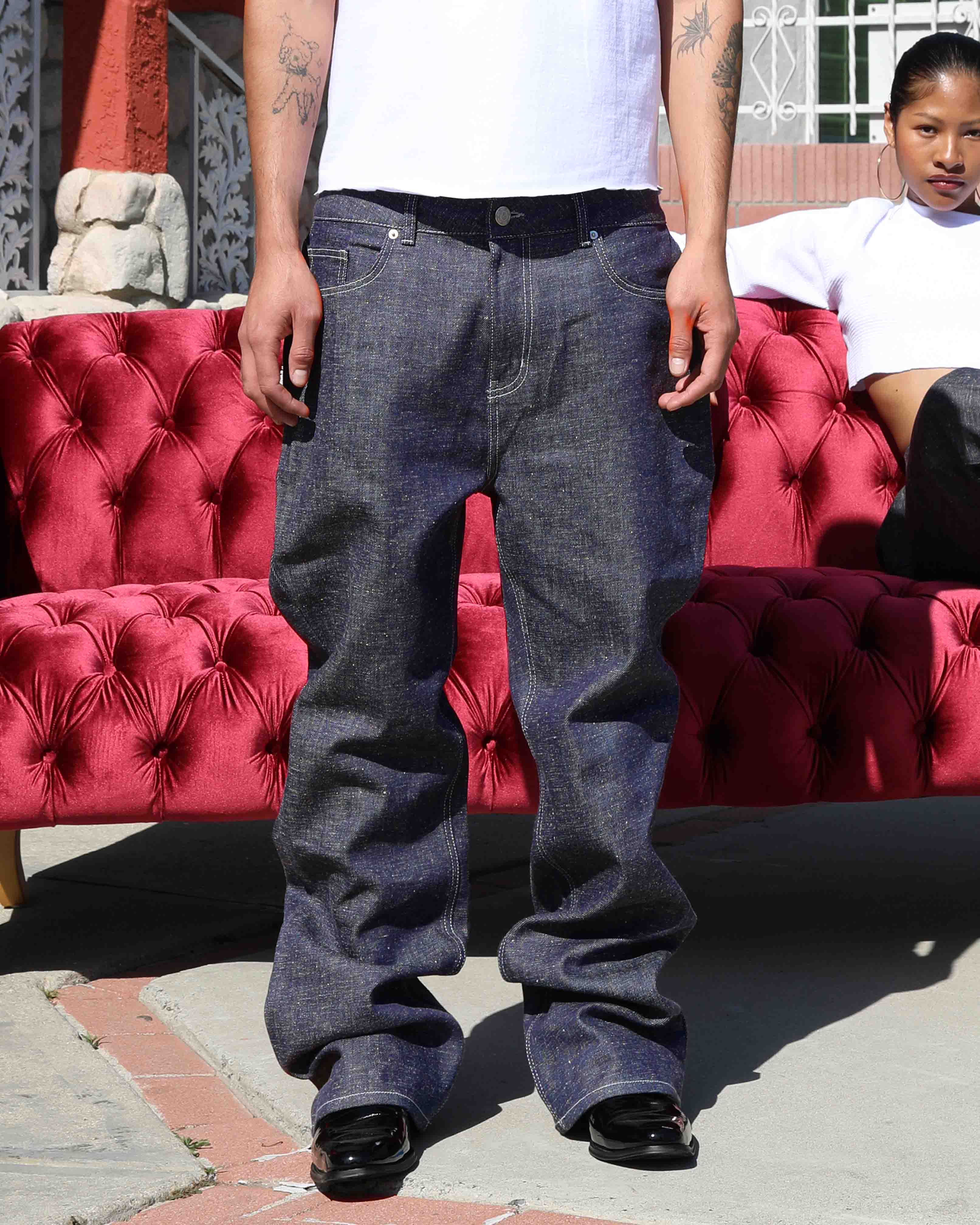 Nep Flared Denim - Image 3