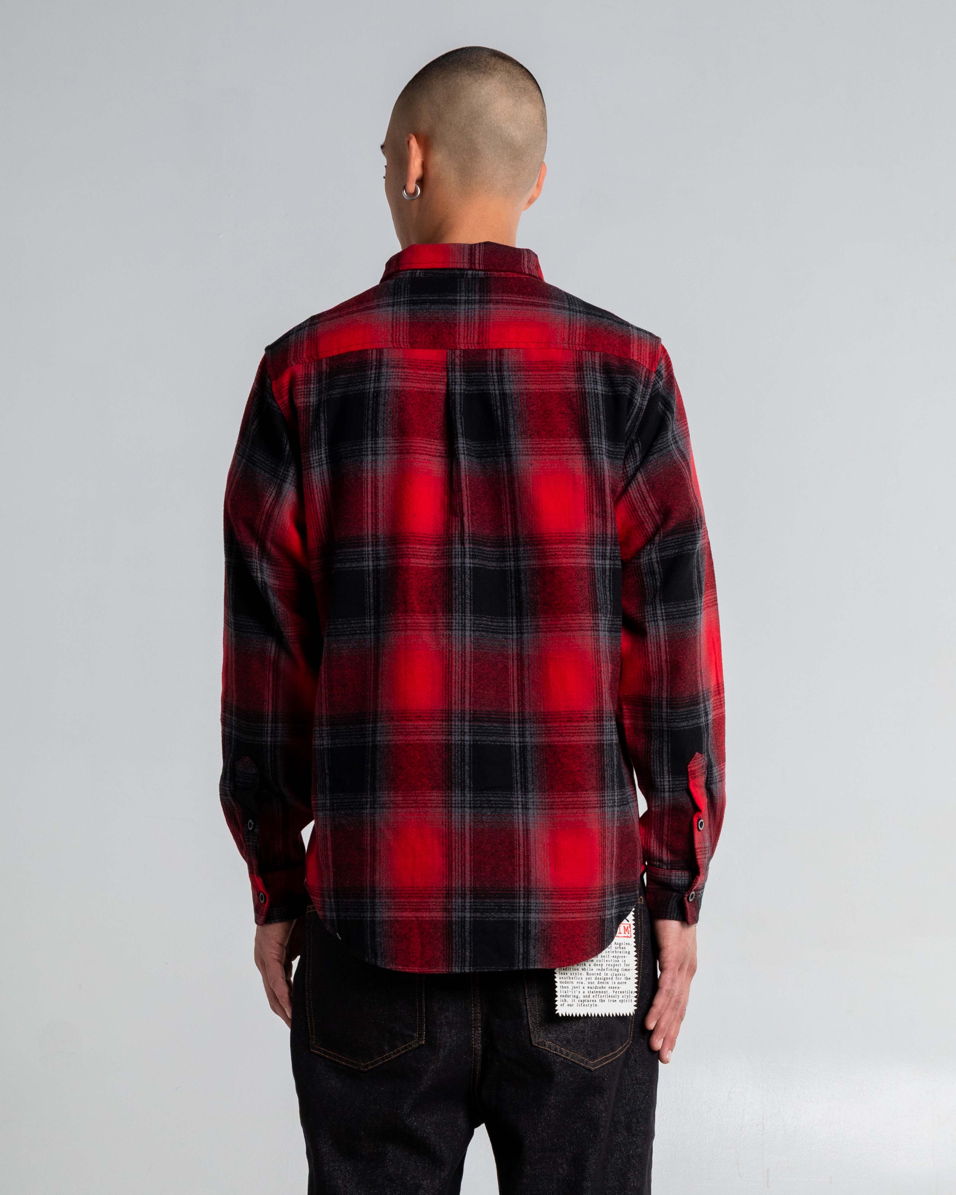 Plaid Flannel Overshirt - Image 6