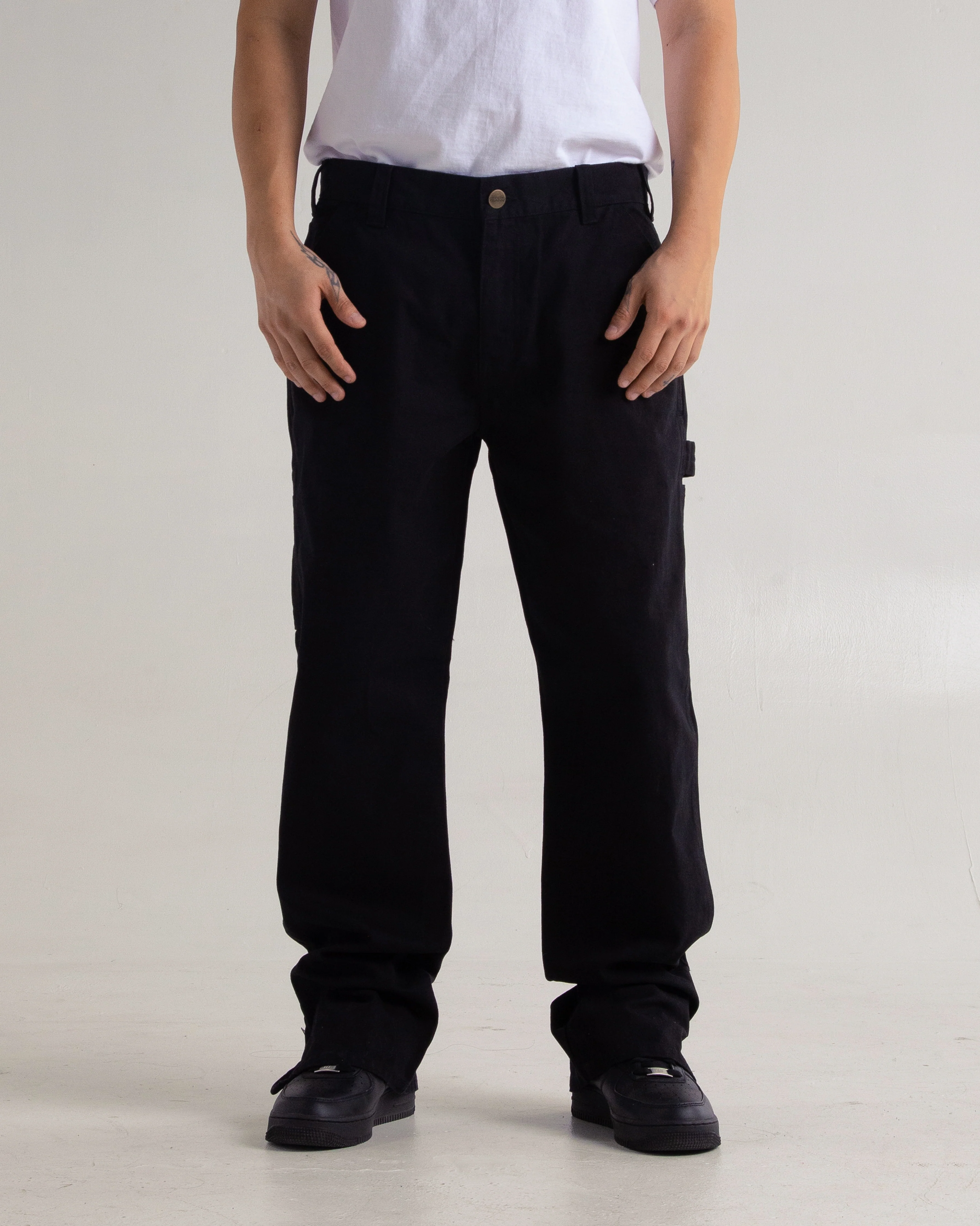 Canvas Zip Carpenter Pants