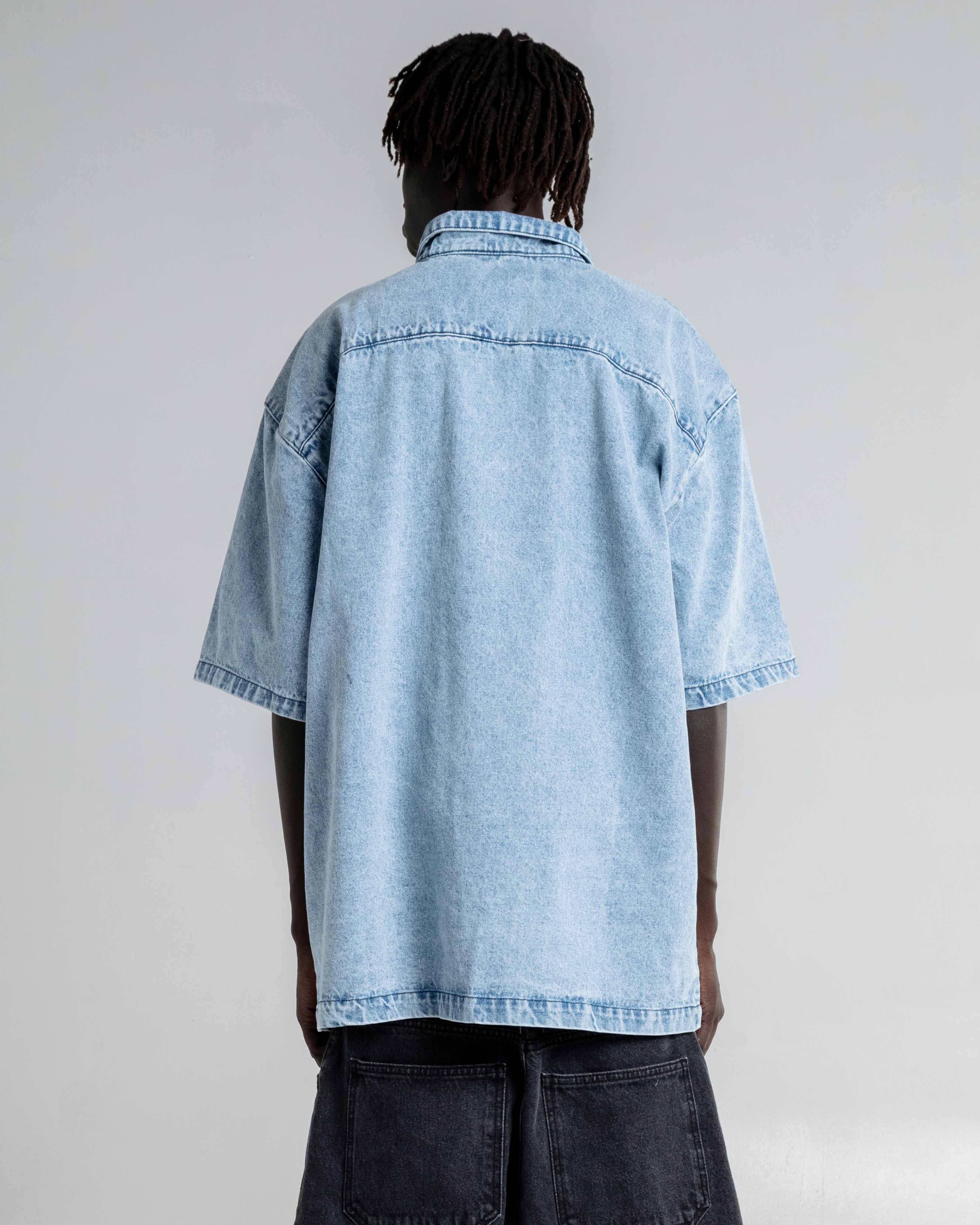Squabble Denim Work Shirt - Image 3