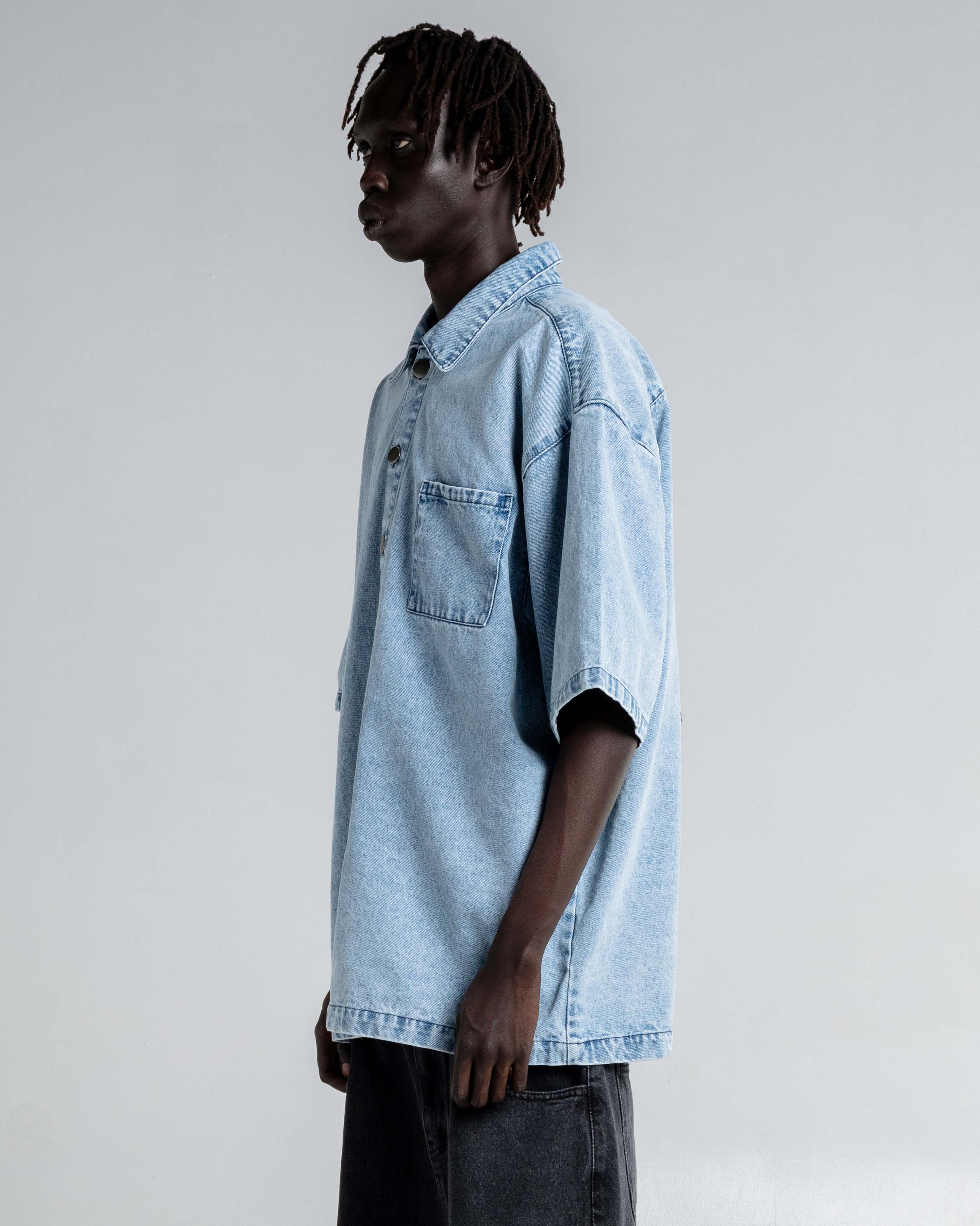 Squabble Denim Work Shirt - Image 5