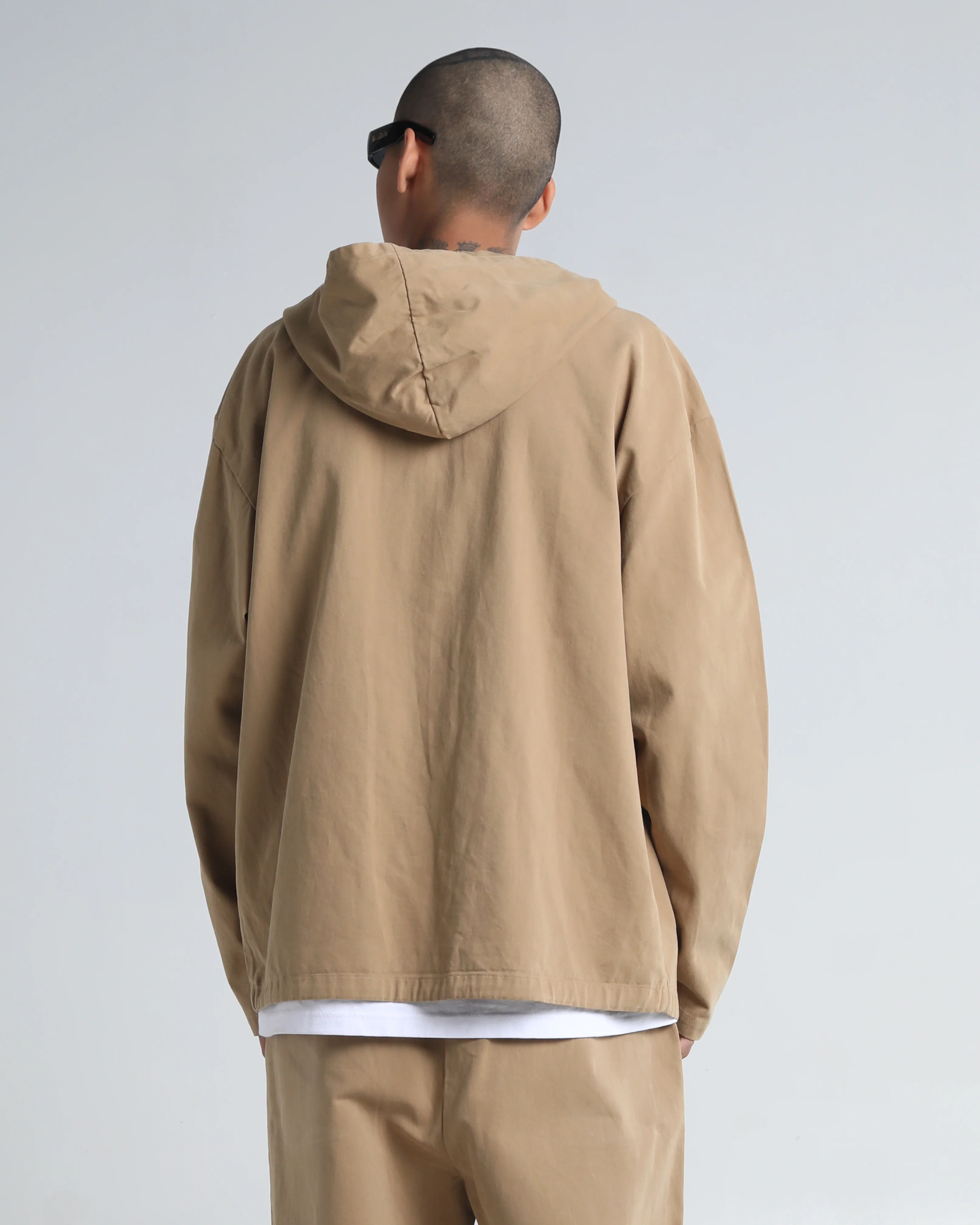 Baggy Twill Hooded Zip Up - Image 11
