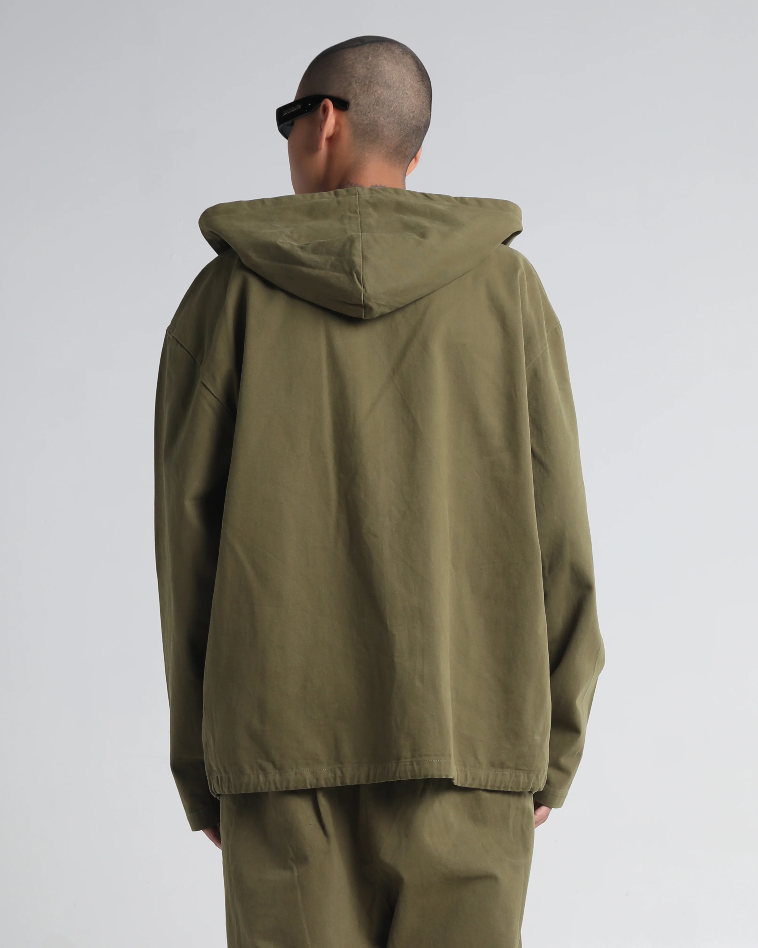 Baggy Twill Hooded Zip Up - Image 15