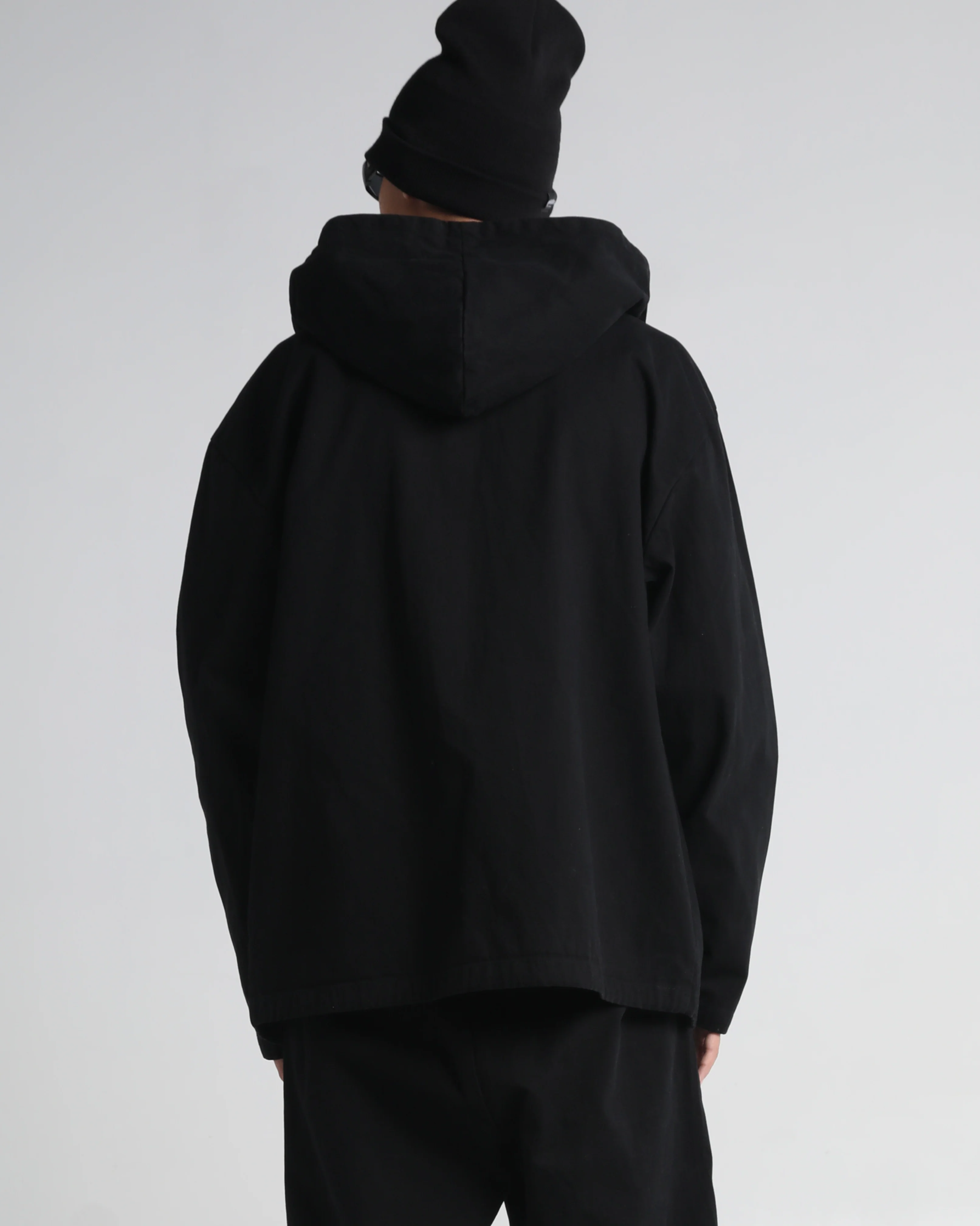 Baggy Twill Hooded Zip Up - Image 3