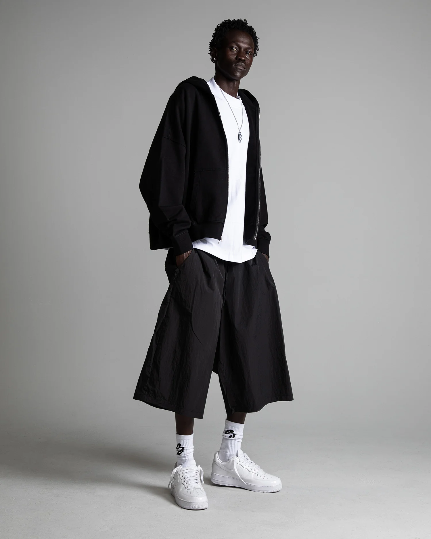 Wind Opps Baggy Nylon Shorts