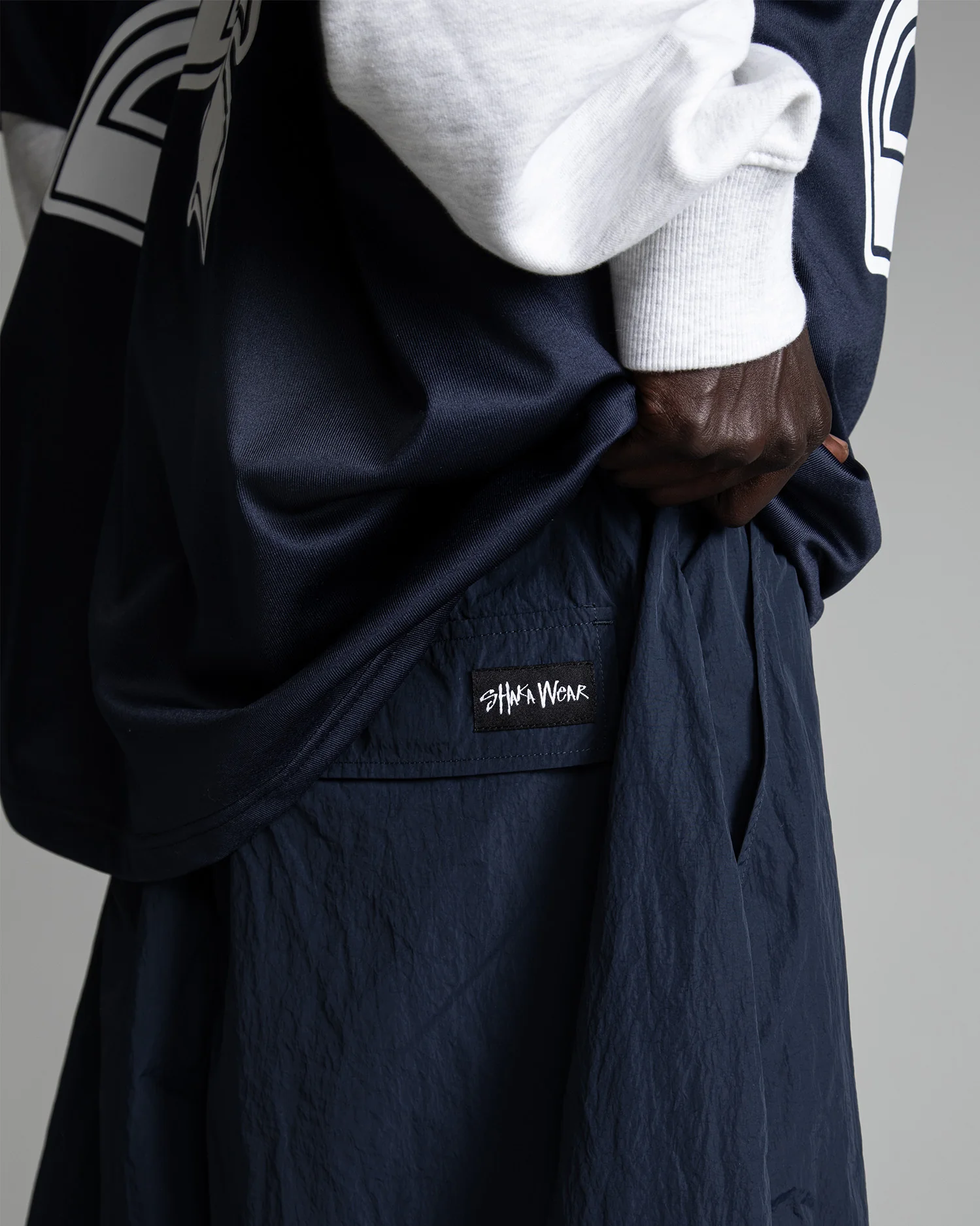 Wind Opps Baggy Nylon Shorts - Image 10