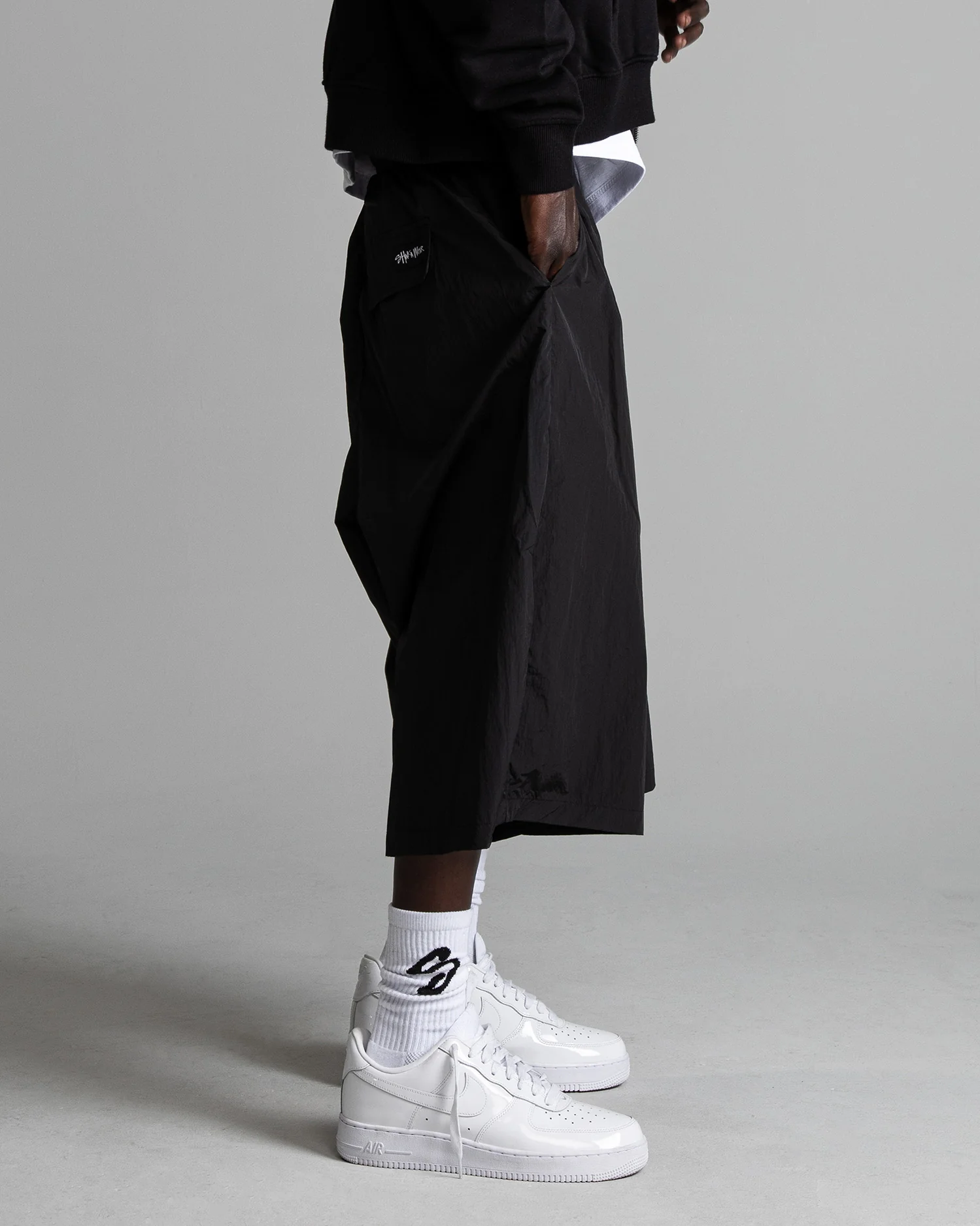 Wind Opps Baggy Nylon Shorts - Image 4