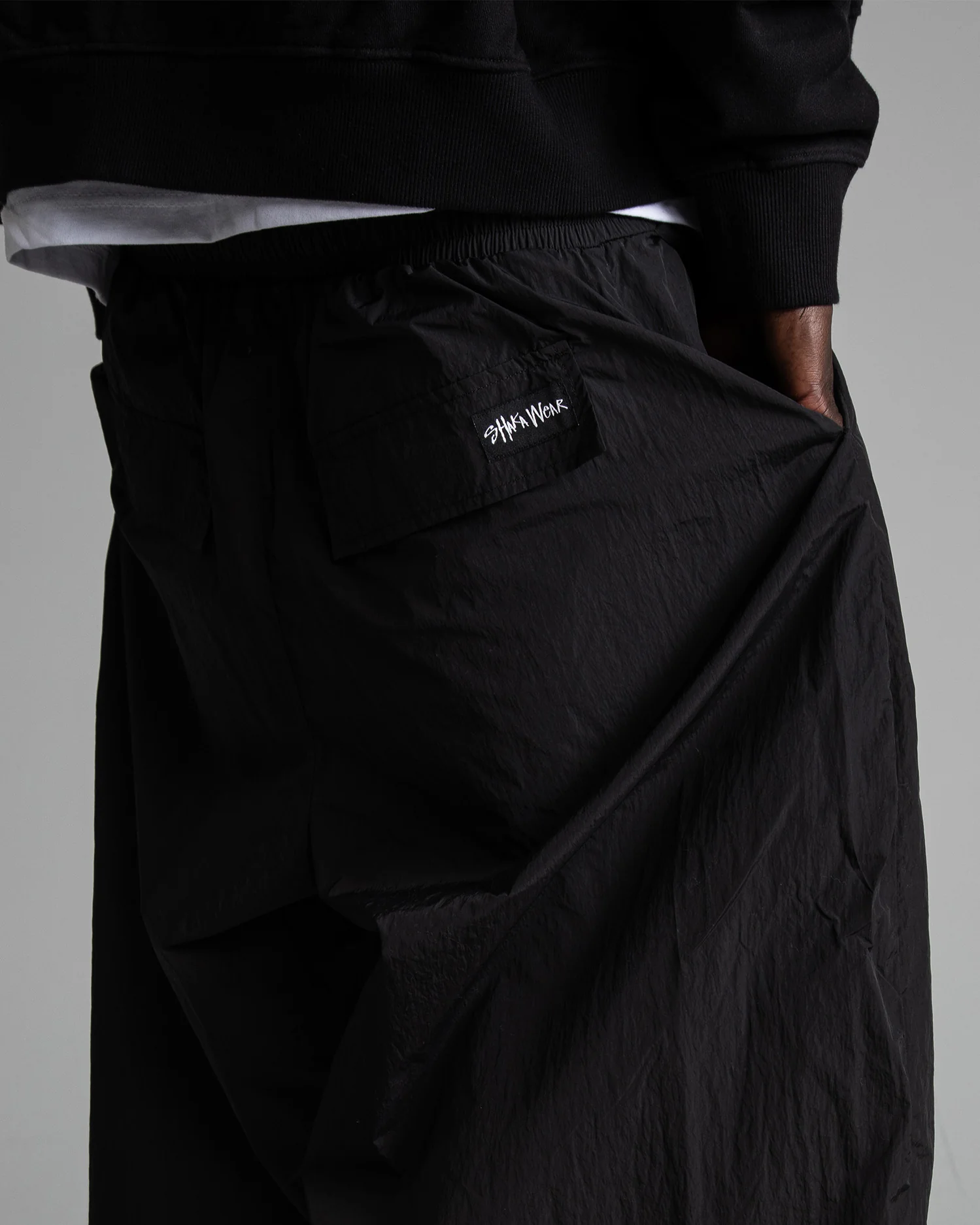 Wind Opps Baggy Nylon Shorts - Image 5