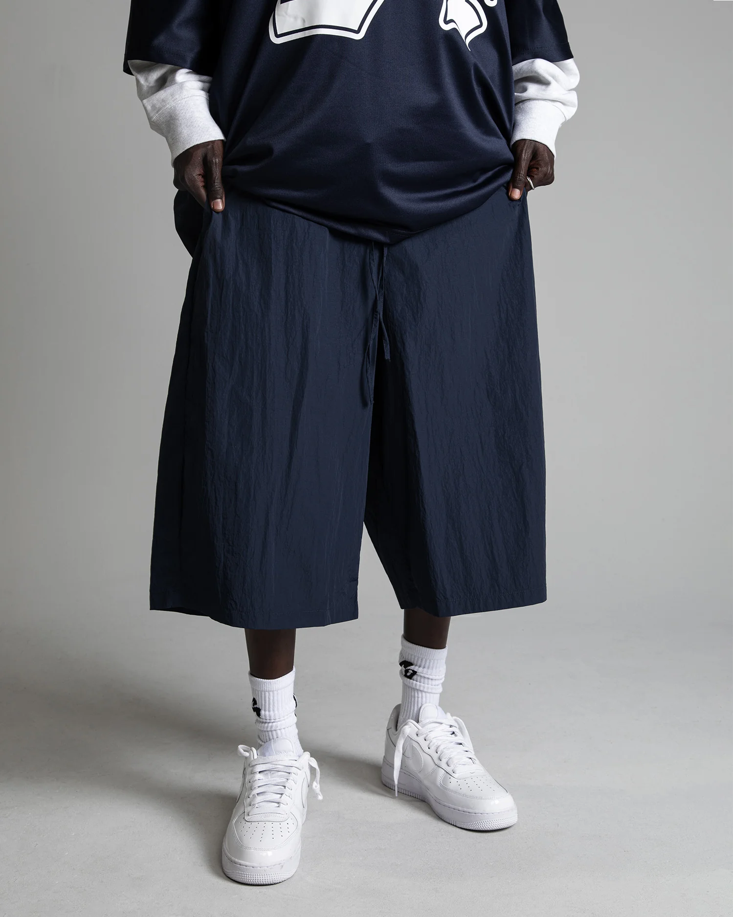 Wind Opps Baggy Nylon Shorts - Image 7